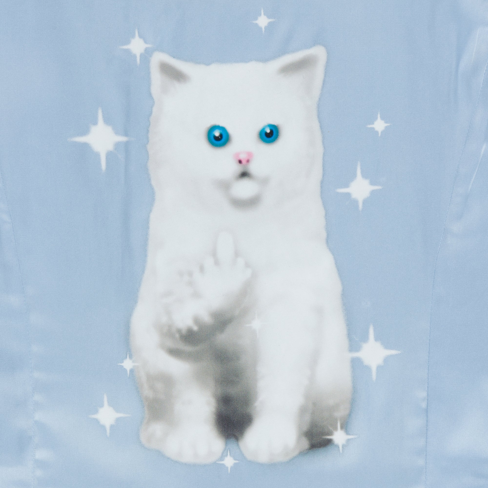 RIPNDIP Sprinkles Satin Corset Top (Light Blue)