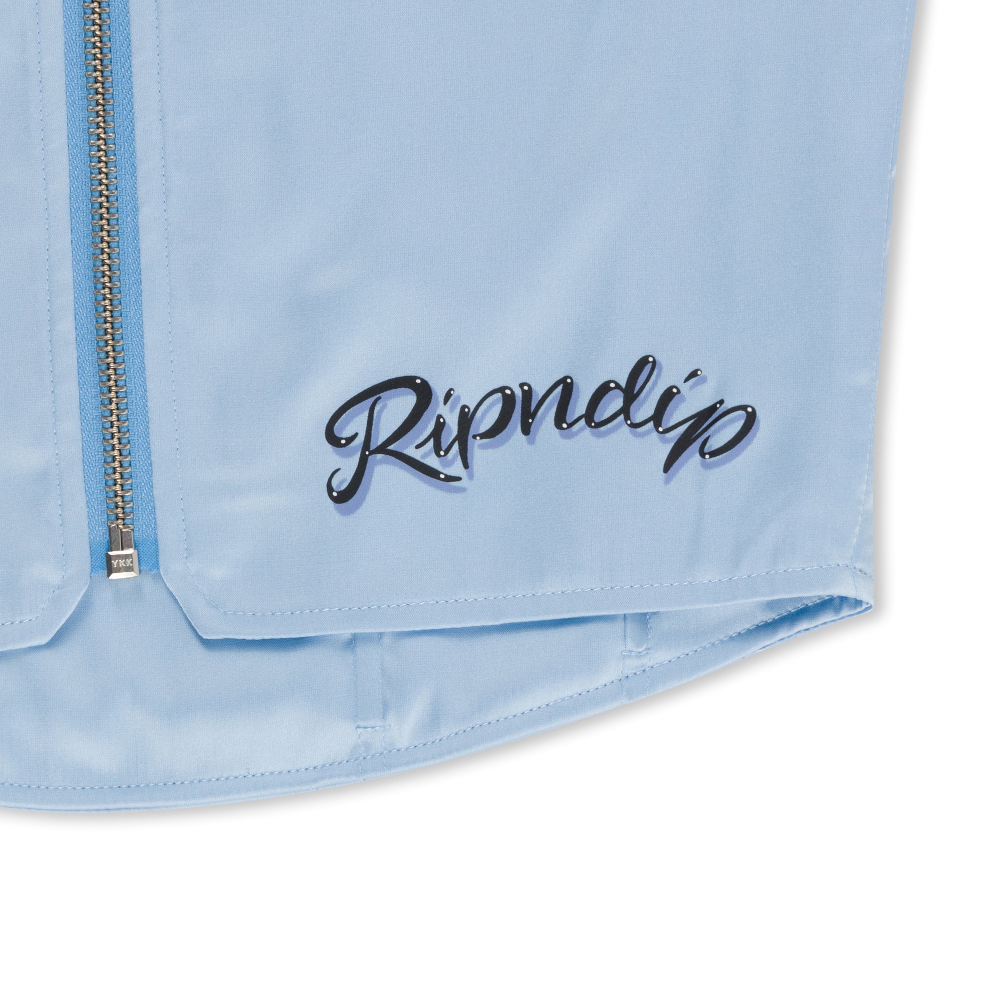 RIPNDIP Sprinkles Satin Corset Top (Light Blue)