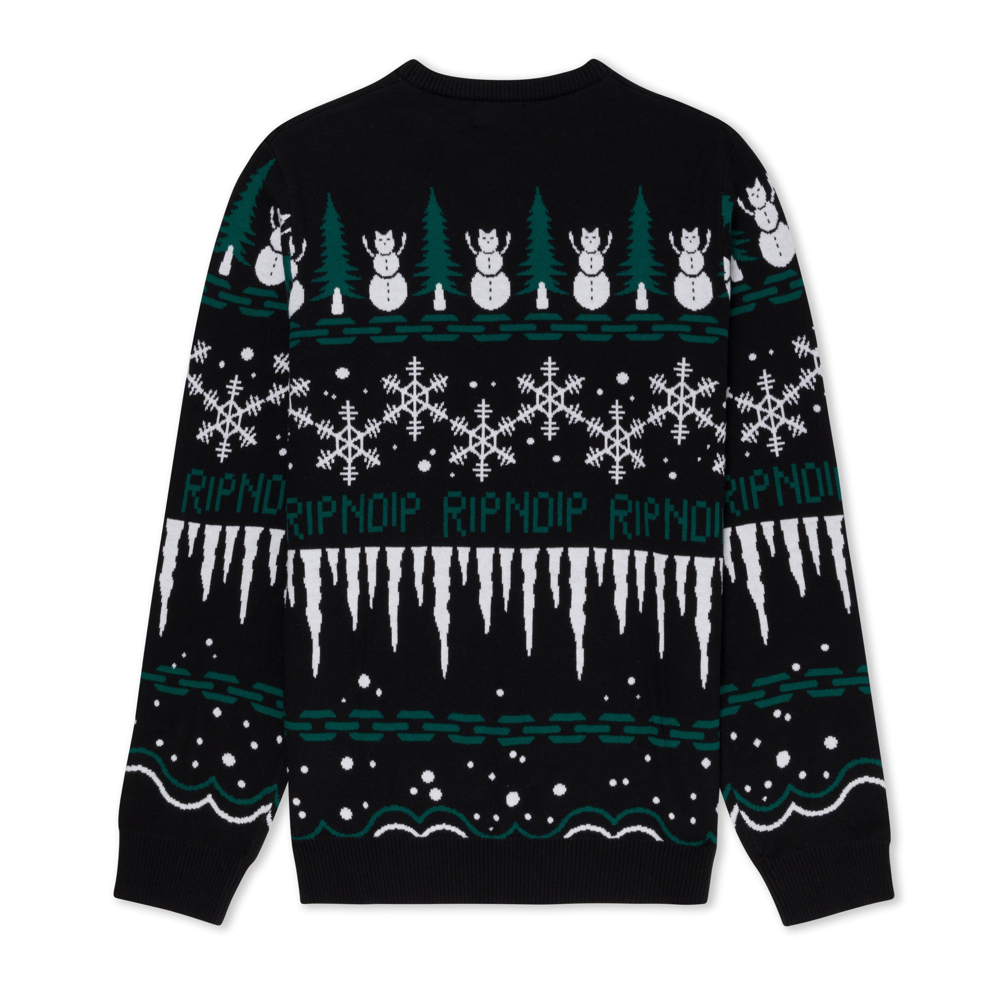 RIPNDIP HoHoHo Knit Sweater (Black)