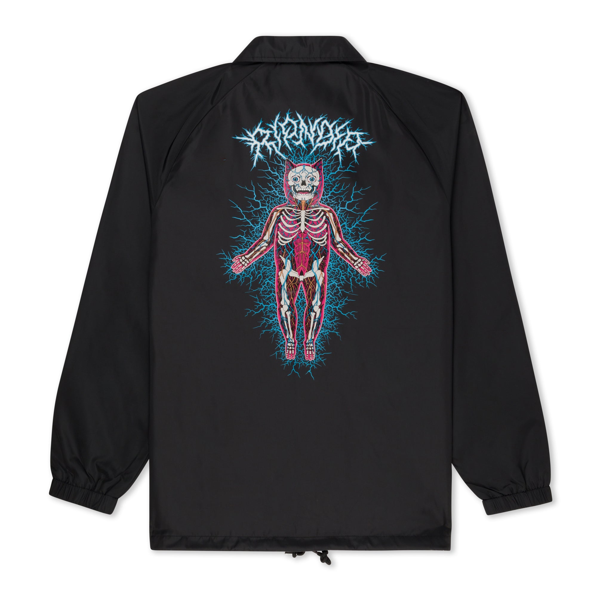 378733 Nervous System Coaches Jacket (Black)