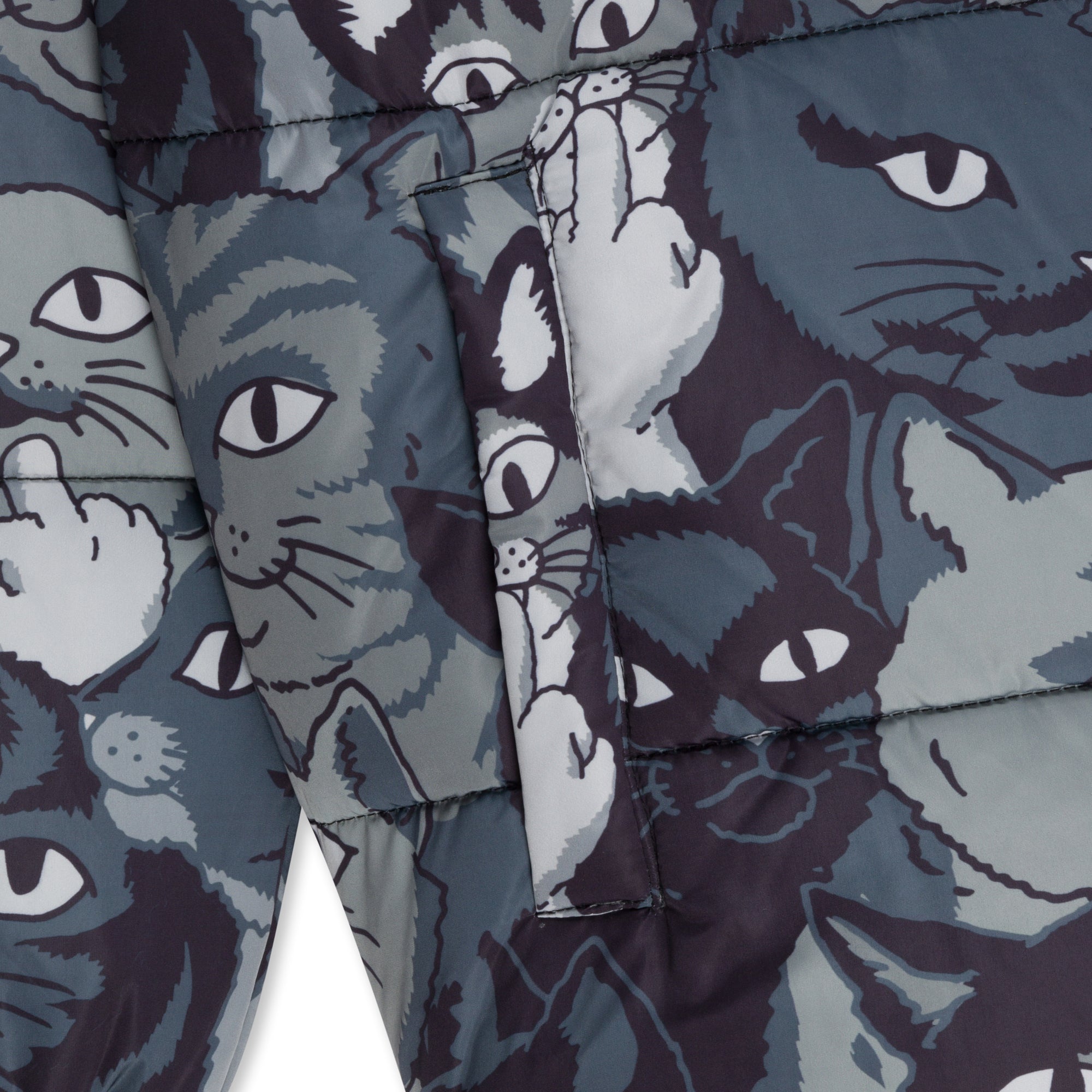 RIPNDIP Family Tree Puffer Jacket (Black)