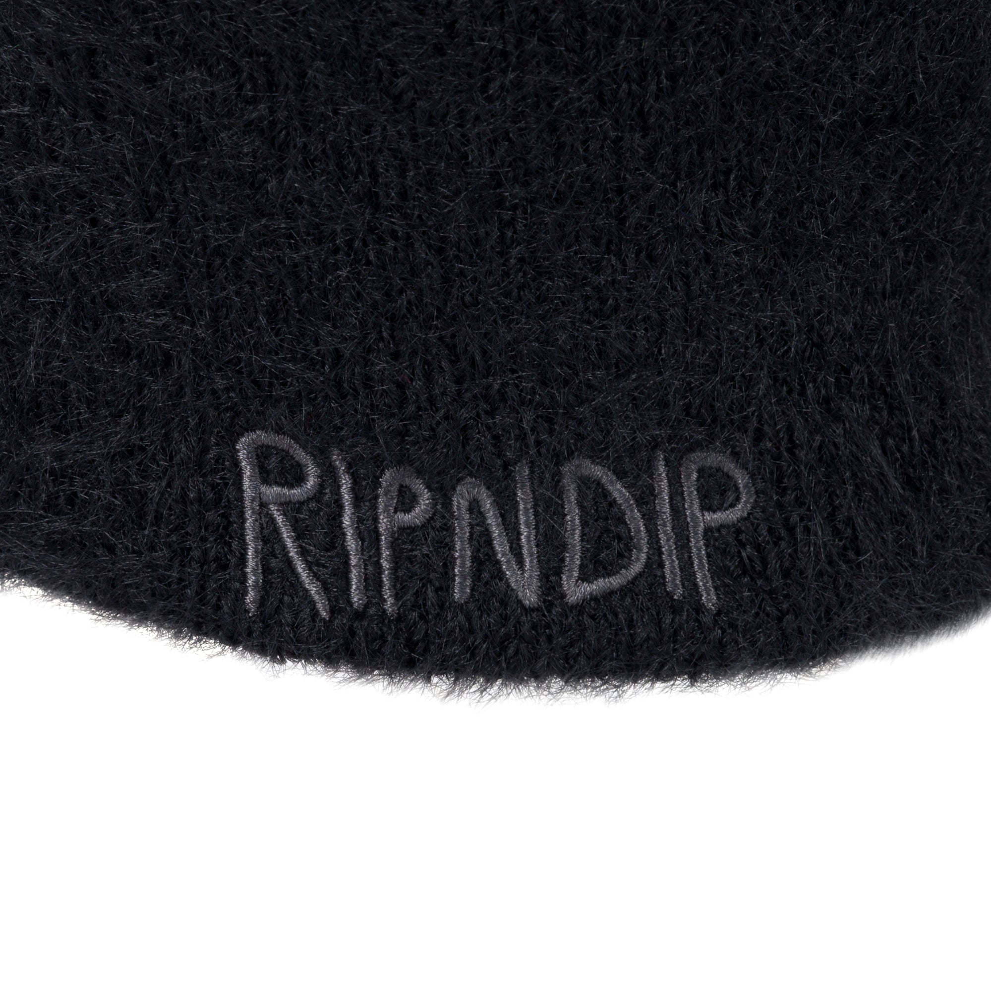 RIPNDIP Kitty Ears Faux Mohair Balaclava (Black)