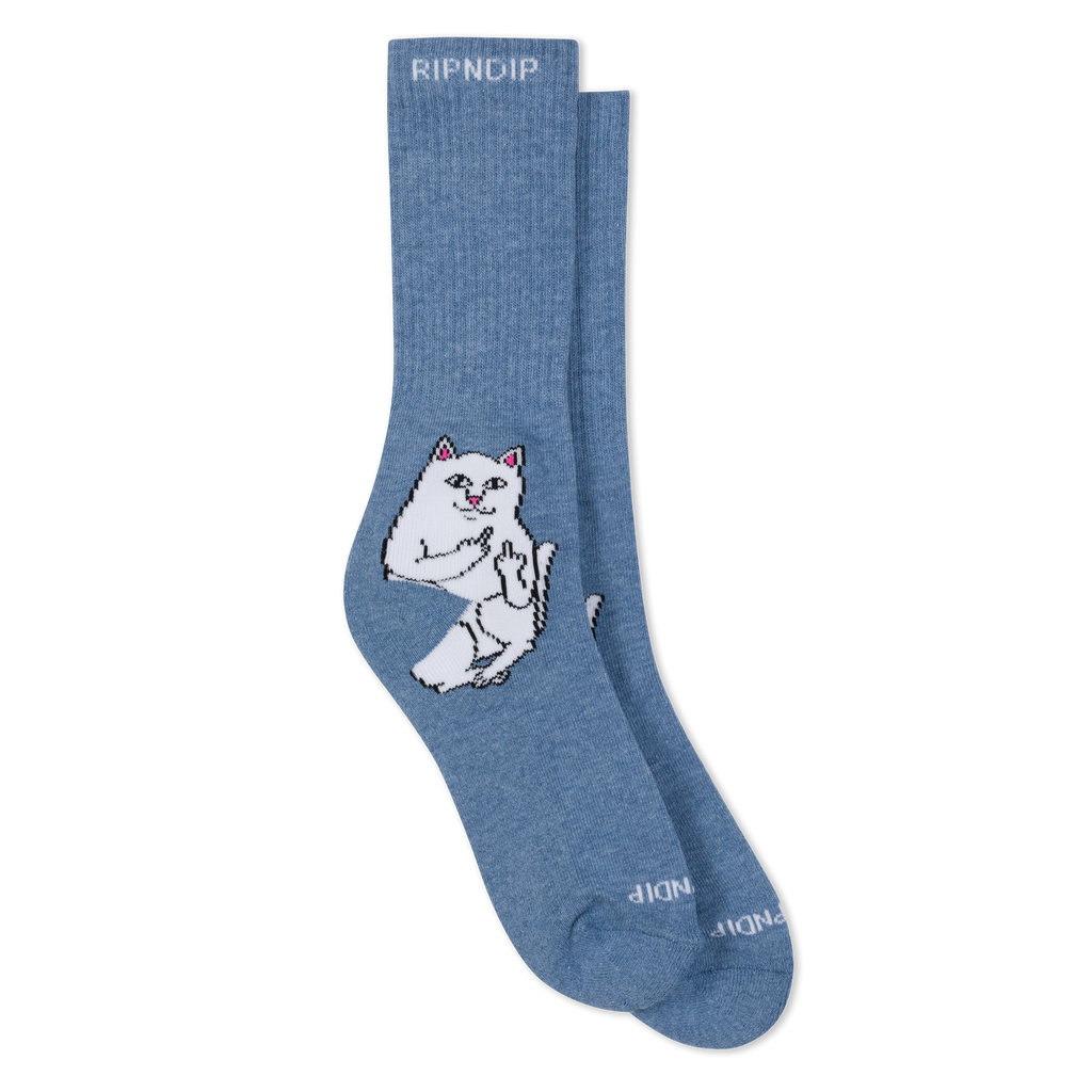 Lord Nermal Socks (Slate Heather) – RIPNDIP