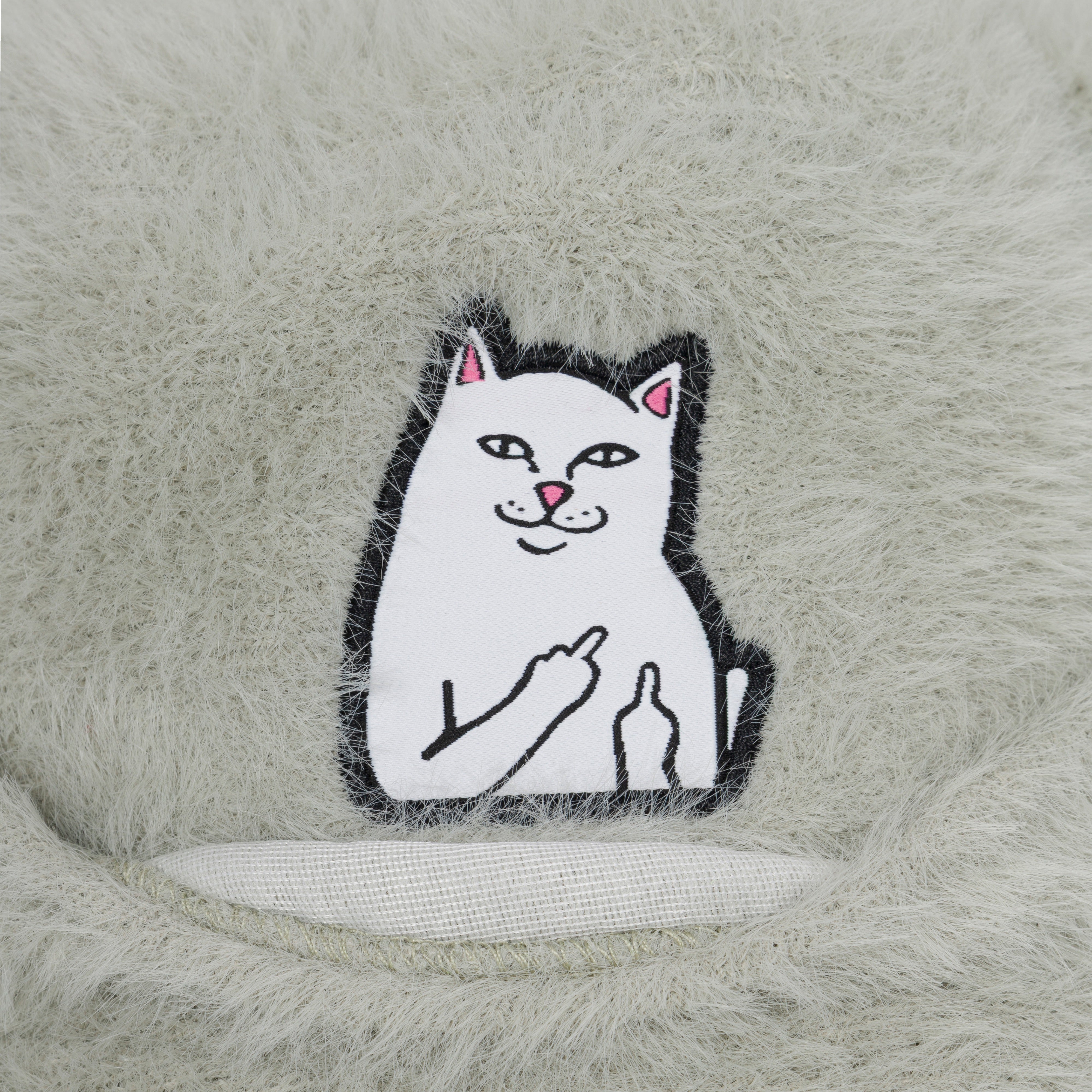 RIPNDIP Lord Nermal Sherpa Bucket Hat (Sage Grey)