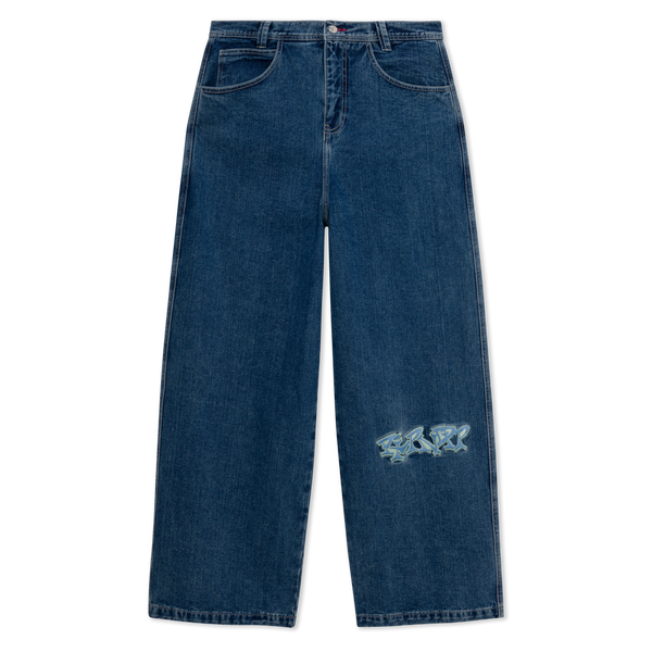 Ace Ultra Wide Leg Pants (Medium Wash) – RIPNDIP
