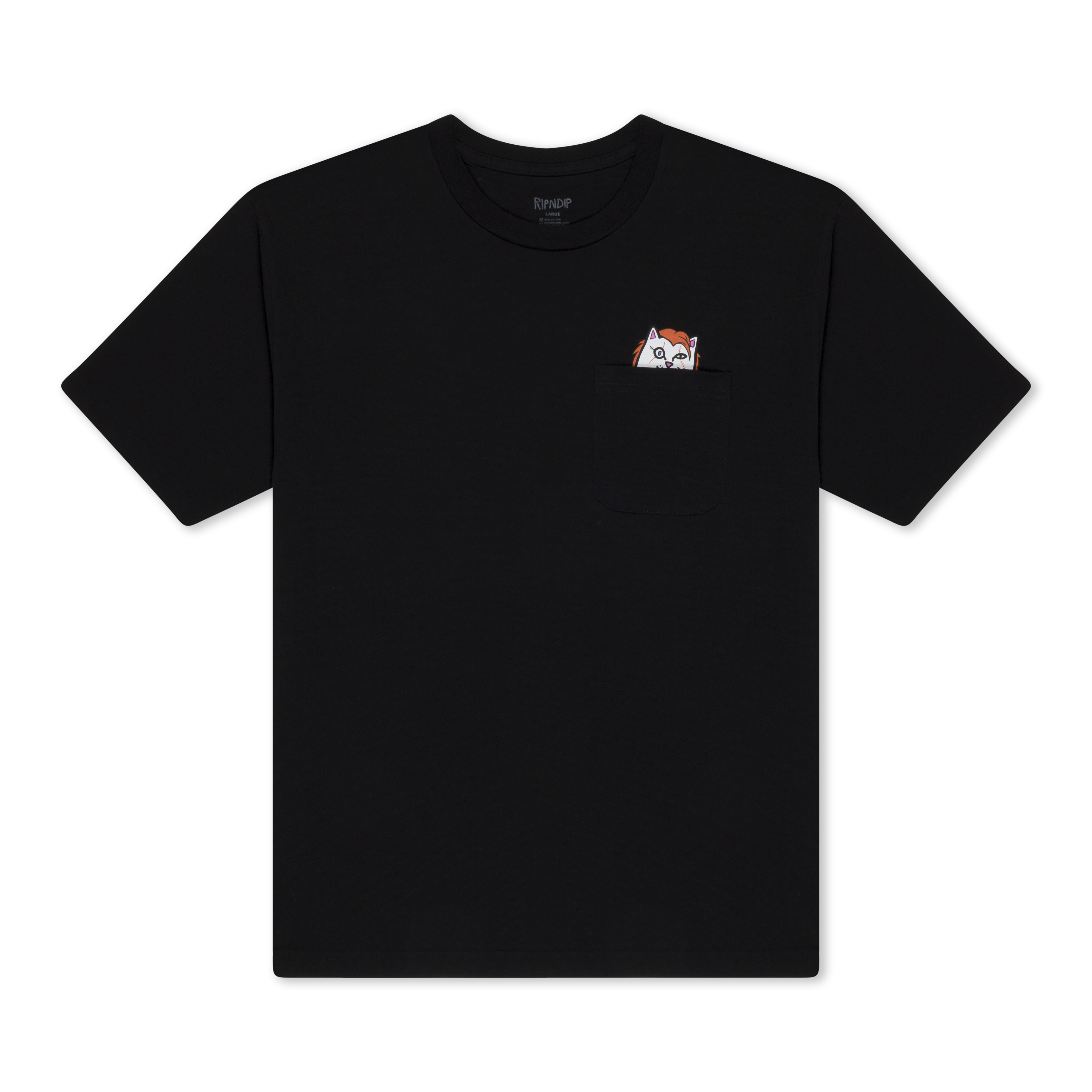 RIPNDIP Childs Play Lord Nermal Pocket Tee (Black)