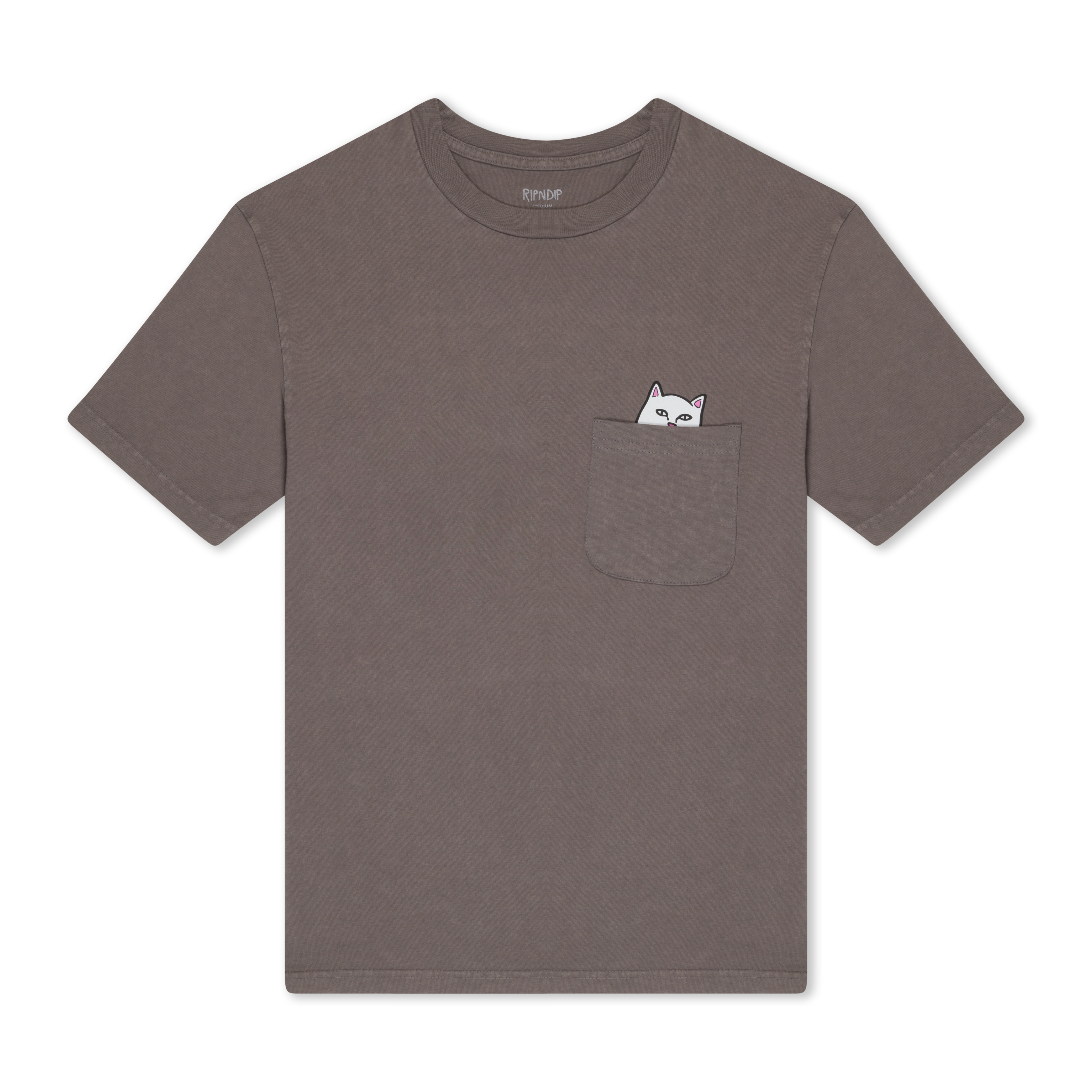 RIPNDIP Lord Nermal Pocket Tee (Tan Mineral Wash)