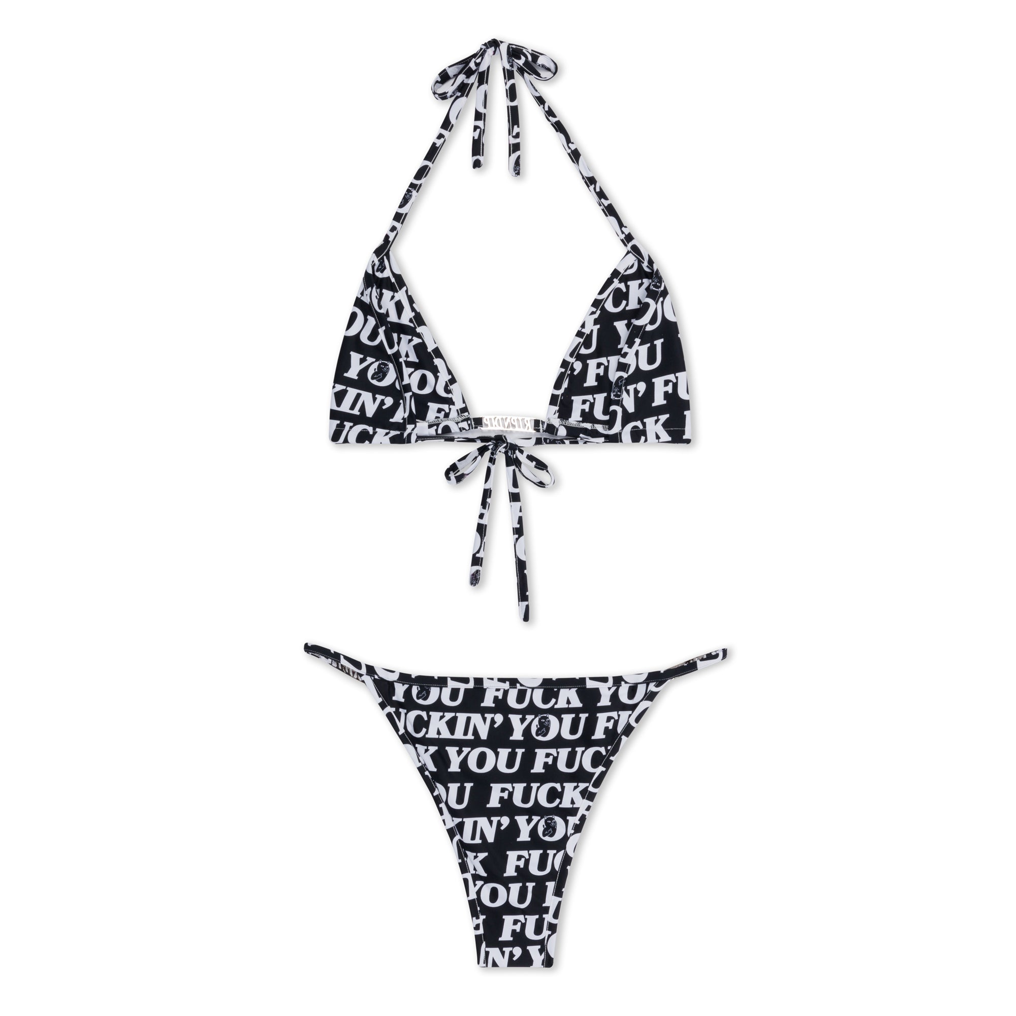 RipNDip Fuckin Fuck 2 Piece Bikini (Black)