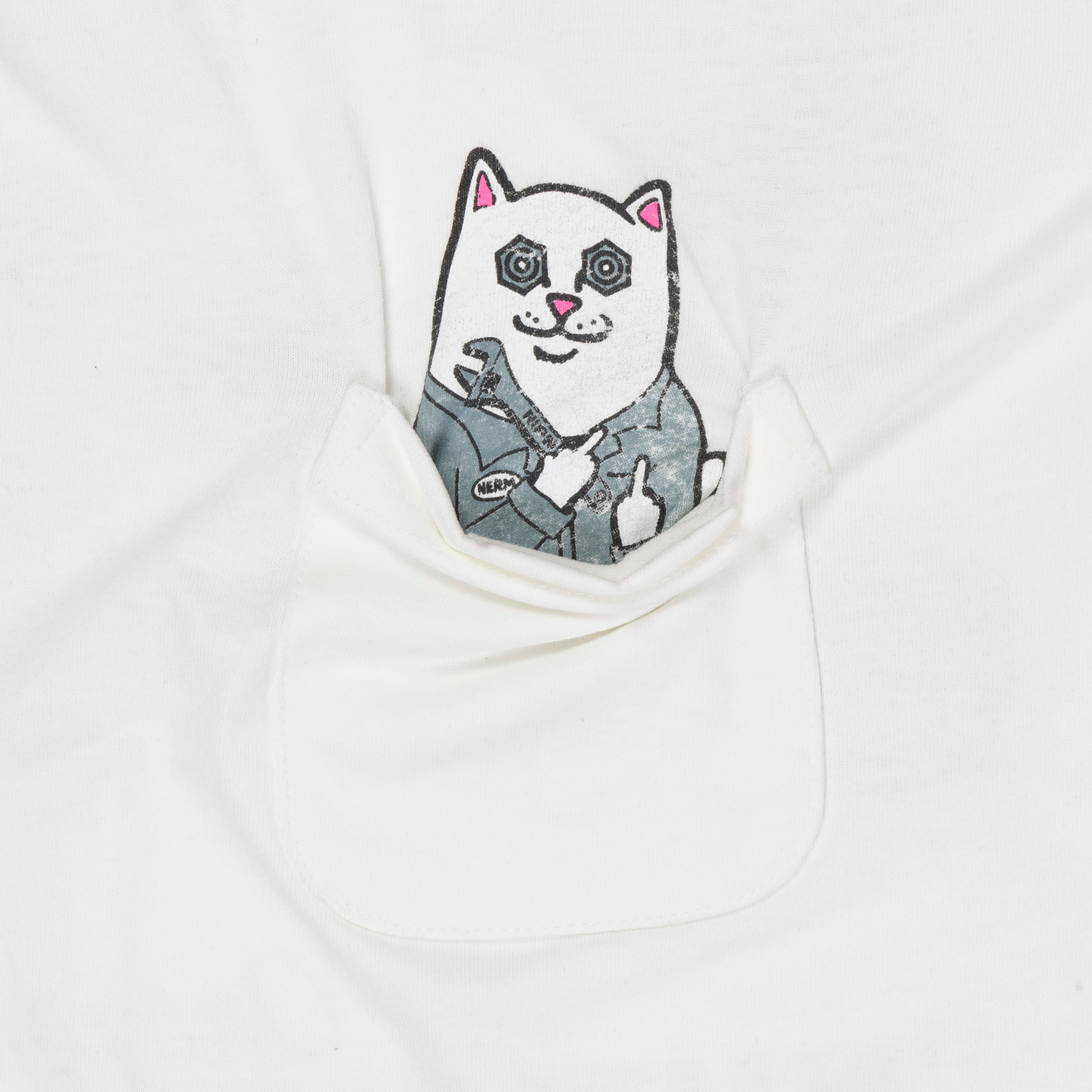 RIPNDIP Nut Then Bolt Pocket Tee (Bone)