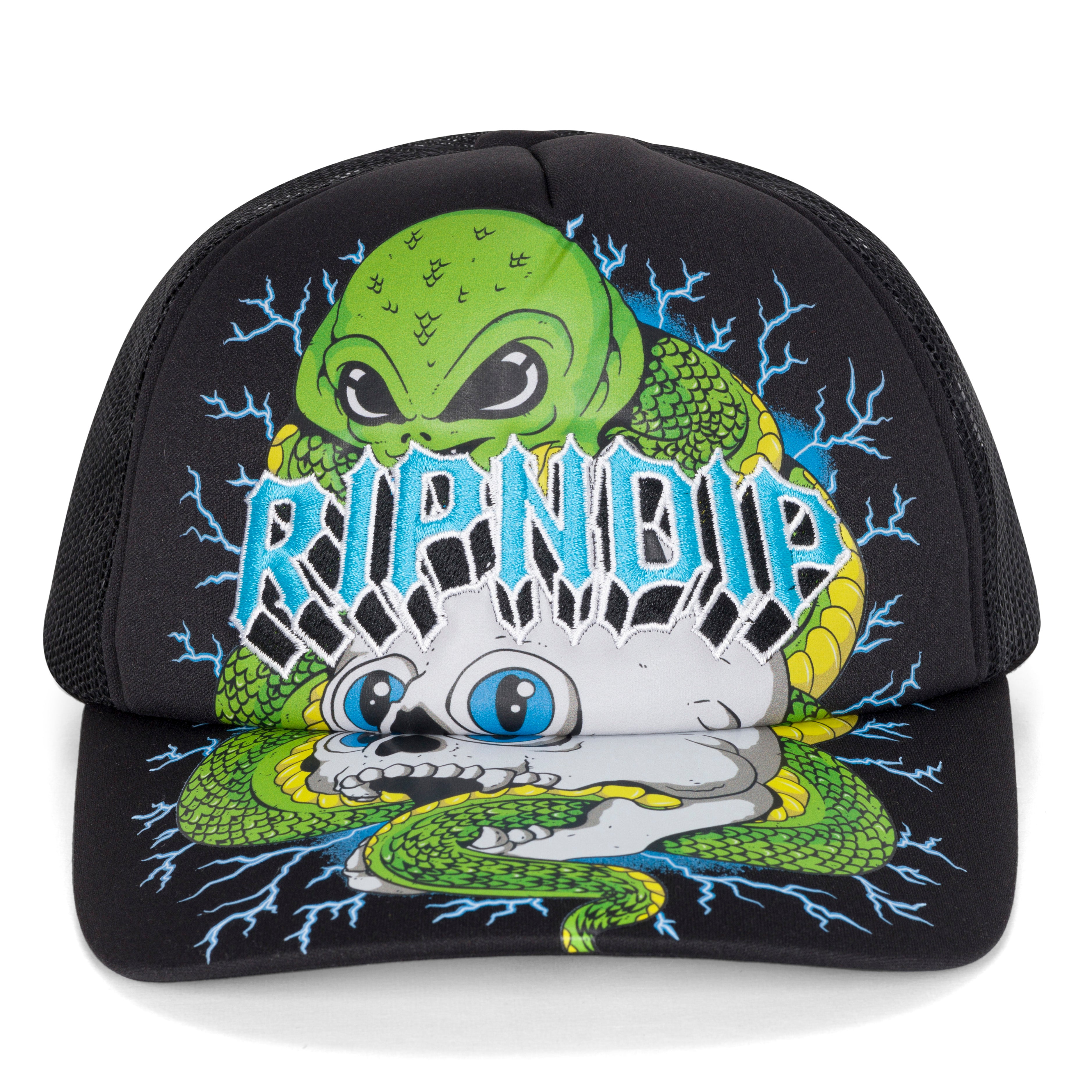 RIPNDIP Skull and Bones Trucker Hat (Black)