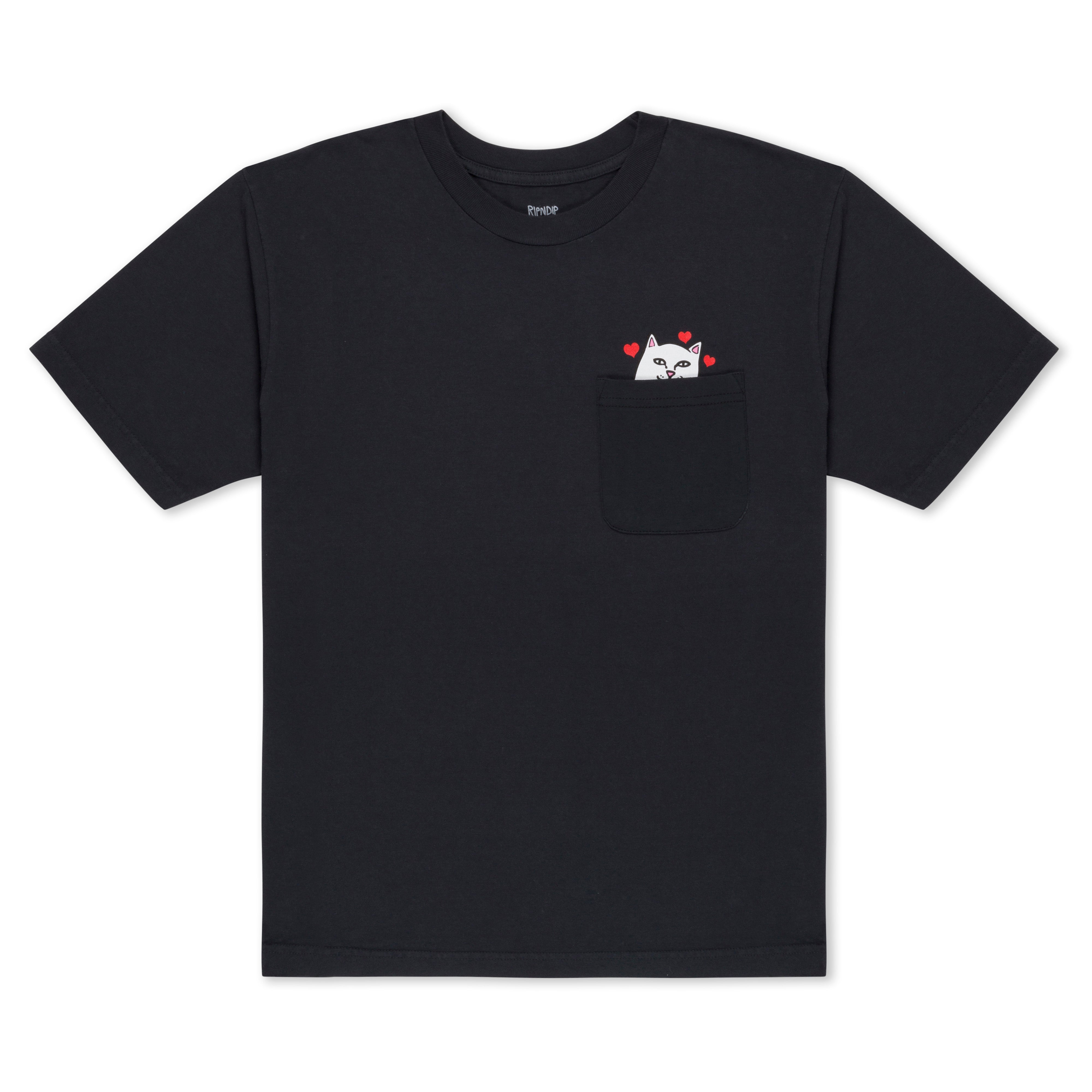 RIPNDIP Nermal Loves Pocket Tee (Charcoal)