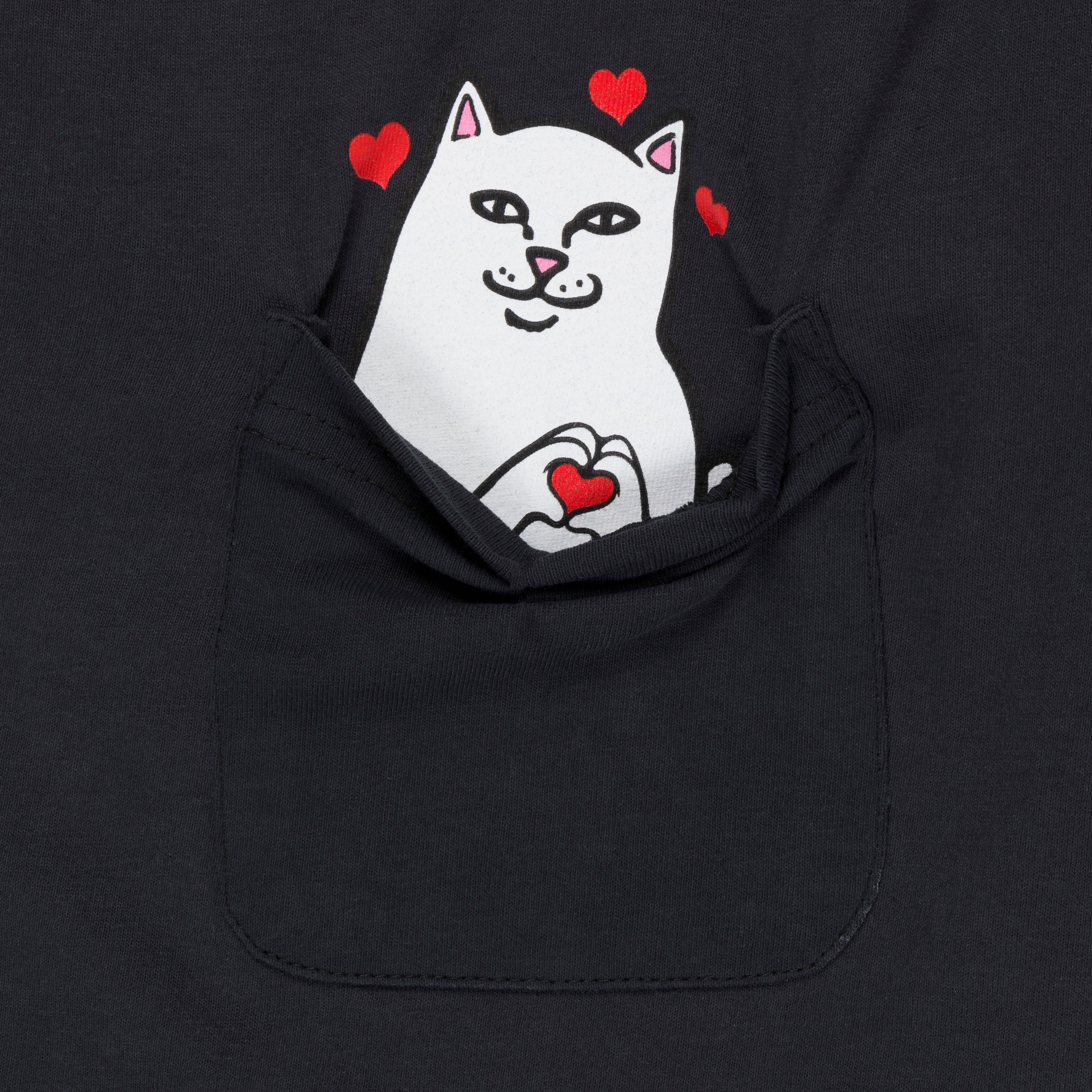 RIPNDIP Nermal Loves Pocket Tee (Charcoal)