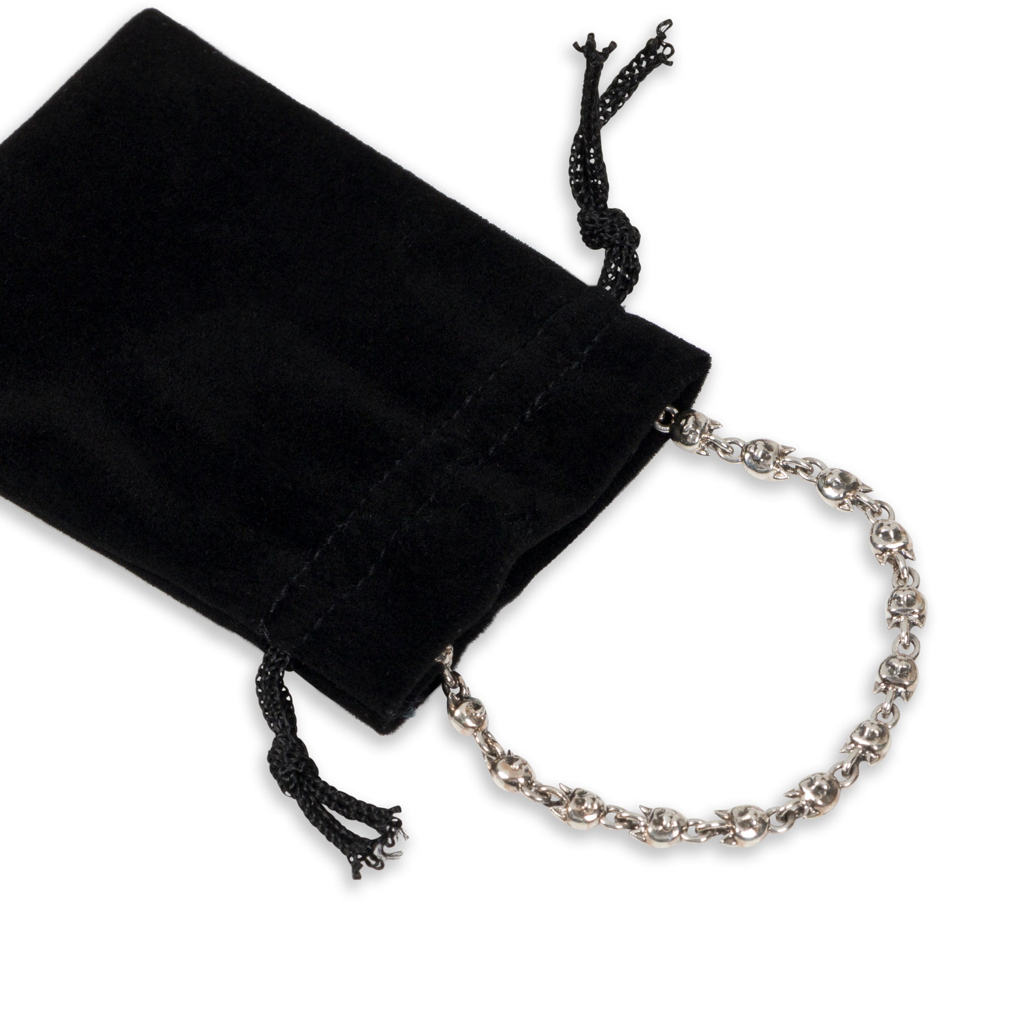 RIPNDIP Chrome Kitty Bracelet (Silver)