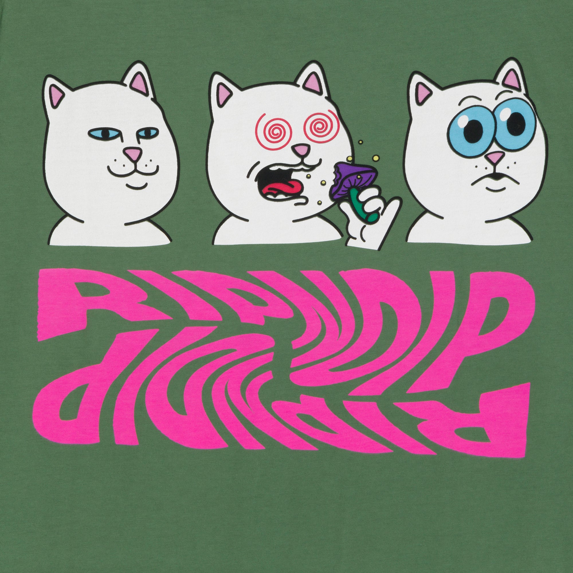 RIPNDIP Shroom Diet Tee (Olive)