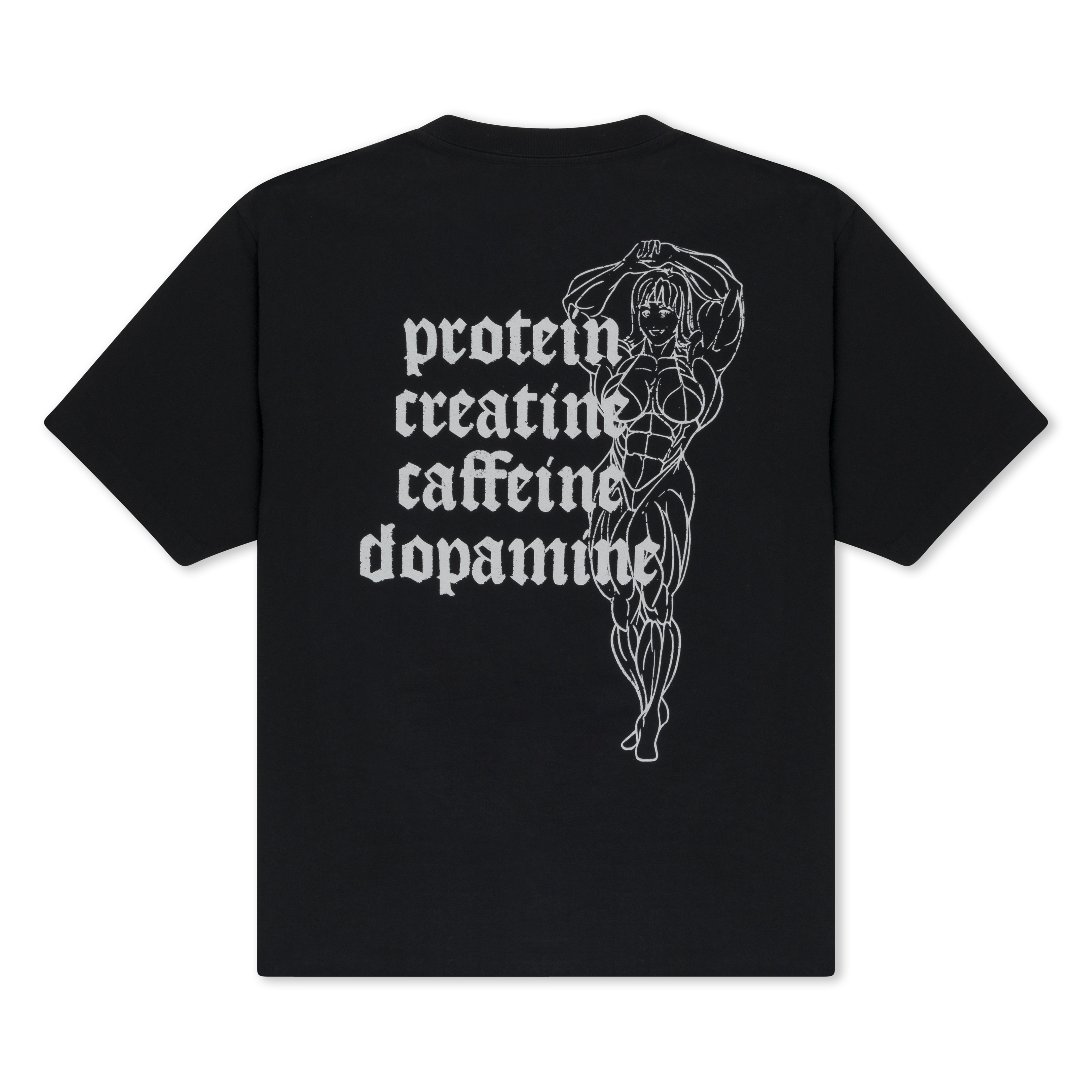 Protein Cropped Tee (Black)