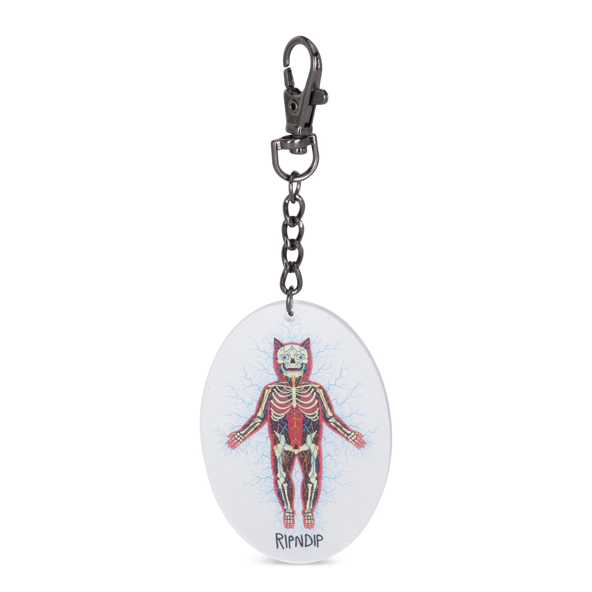 RIPNDIP Nervous System Keychain (Clear)