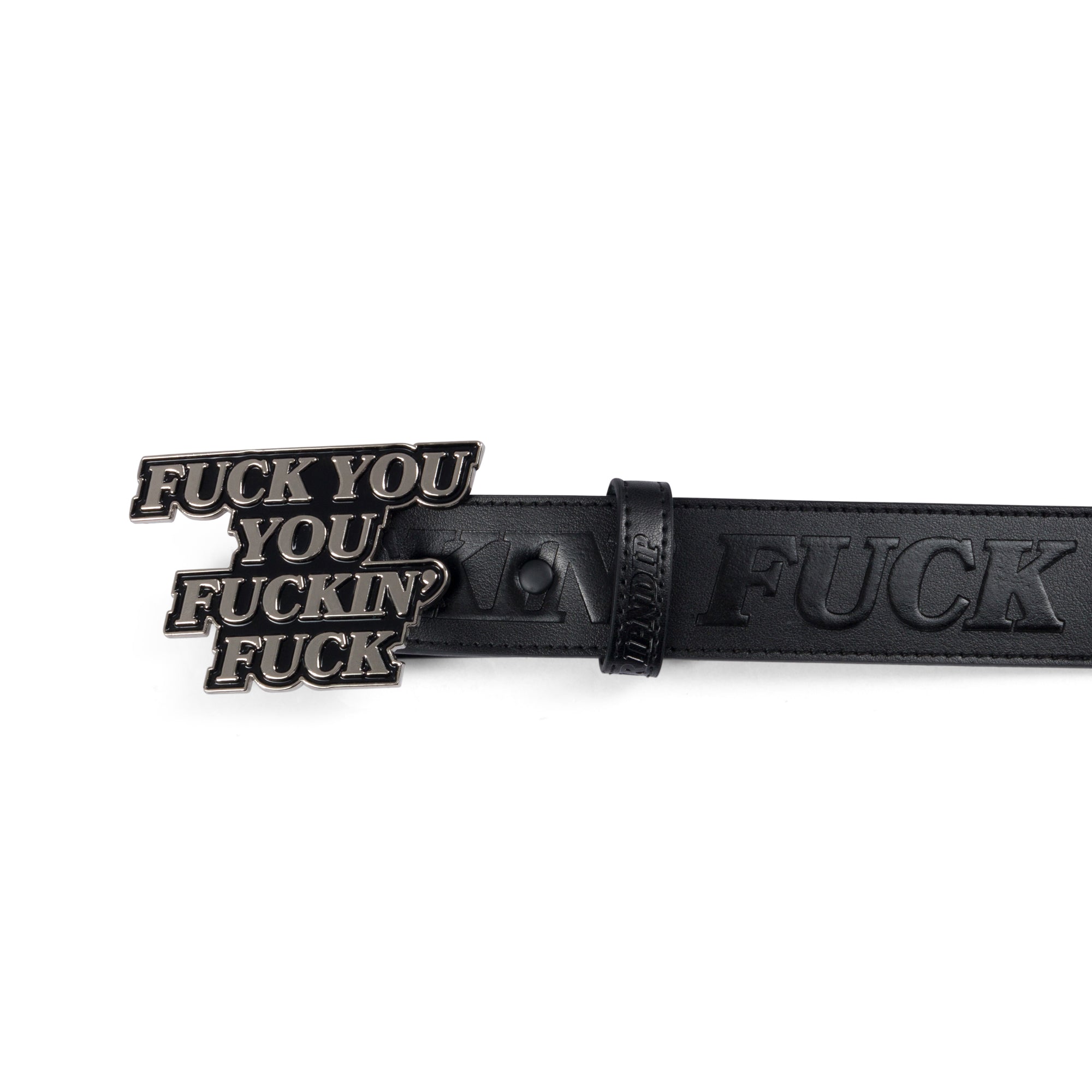 RipNDip Fuckin Fuck Leather Belt (Black)