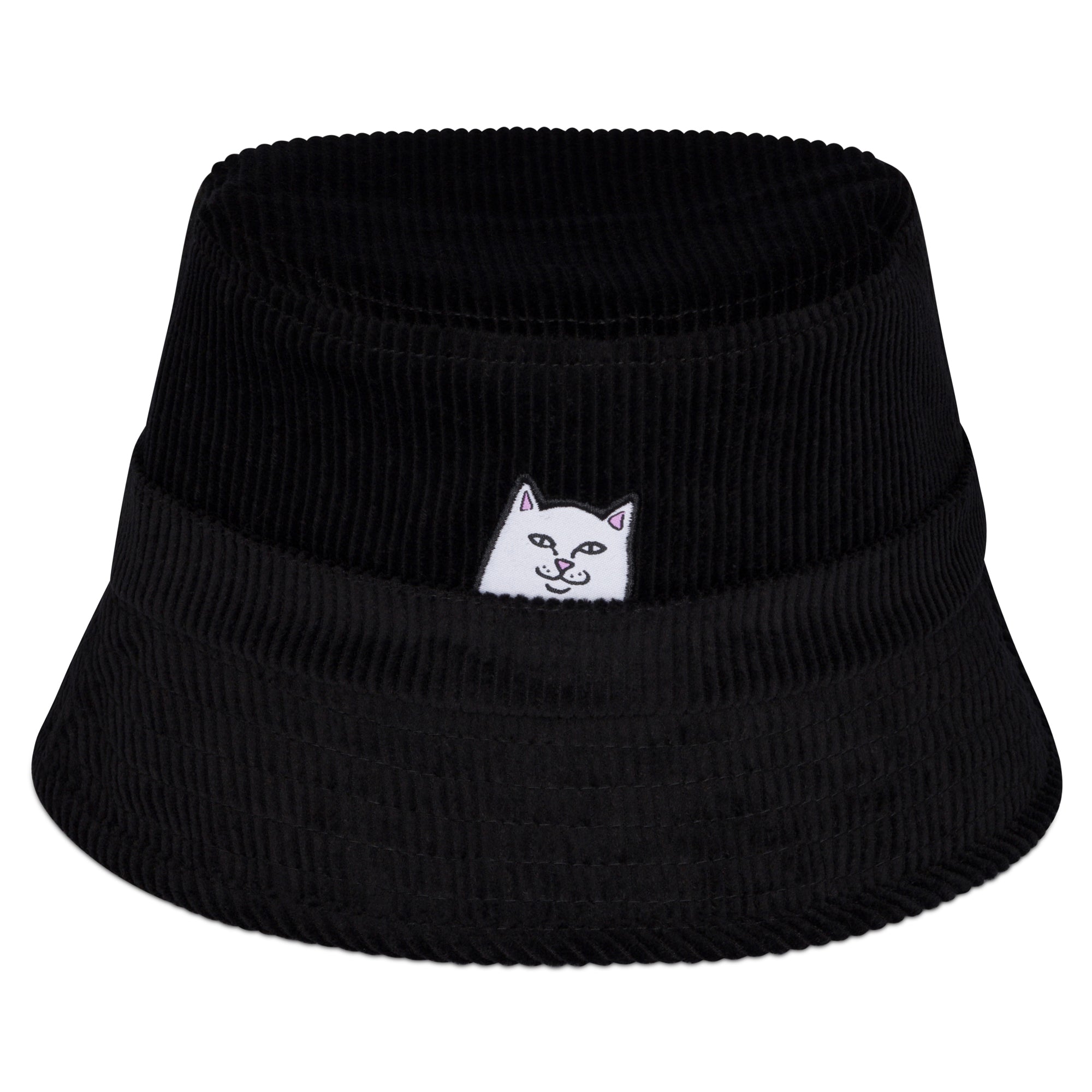 Lord Nermal Corduroy Bucket Hat (Black)