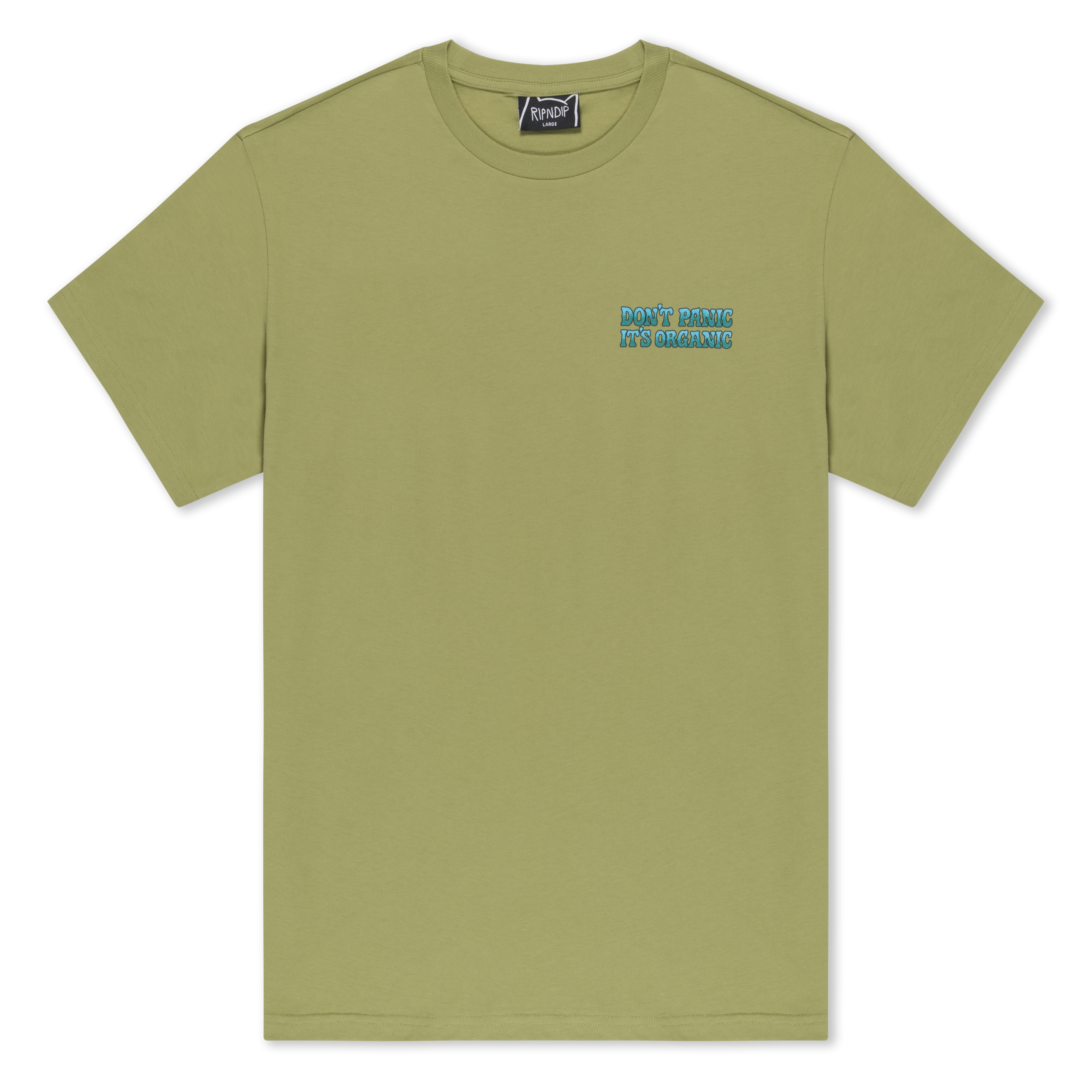 RIPNDIP Don't Panic Tee (Light Forest)