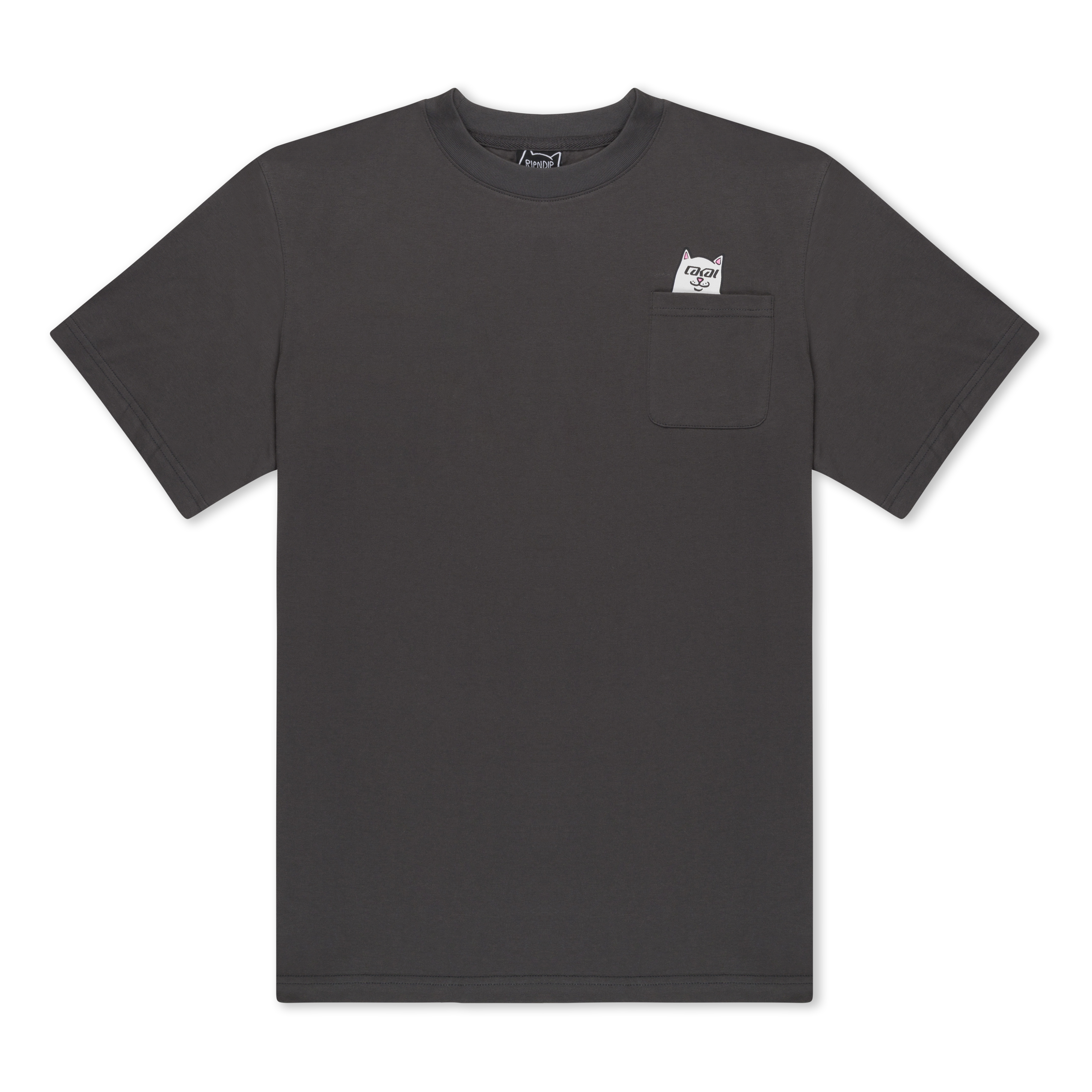 RIPNDIP Lakai + Ripndip Lord Nermal Pocket Tee (Dark Gray)