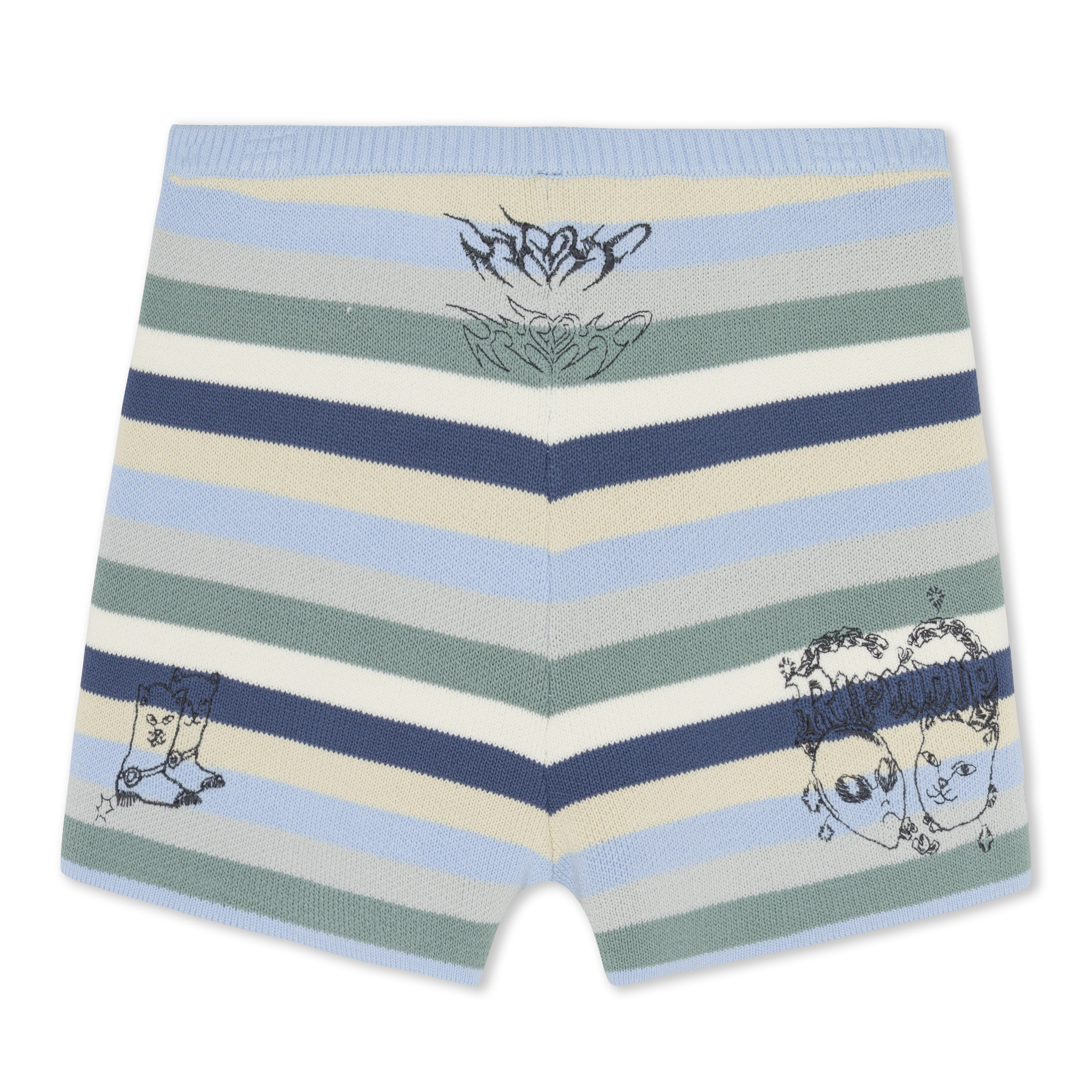 RIPNDIP Westside Crochet Shorts (Powder Blue)