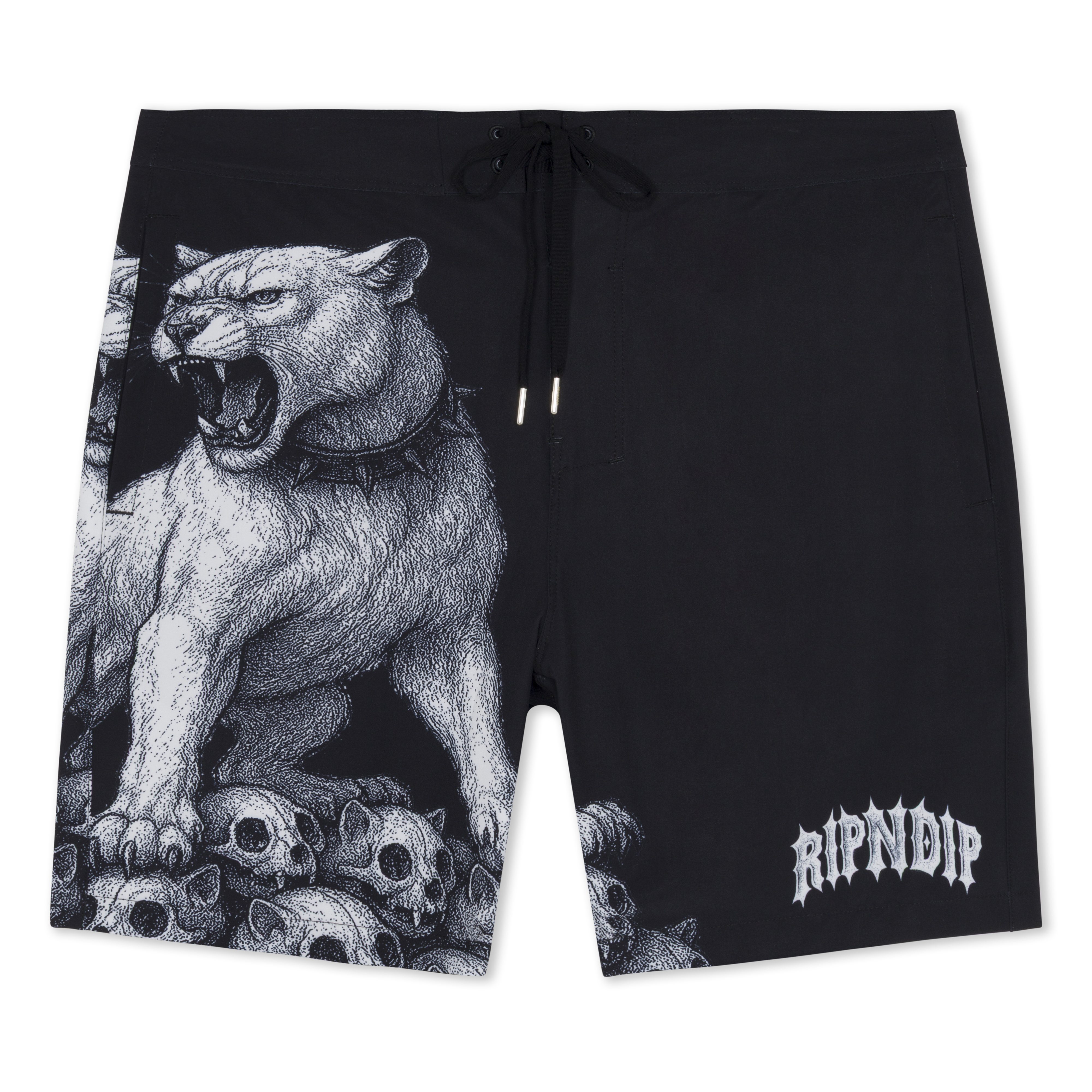 RIPNDIP Wasteland Swim Shorts (Black)