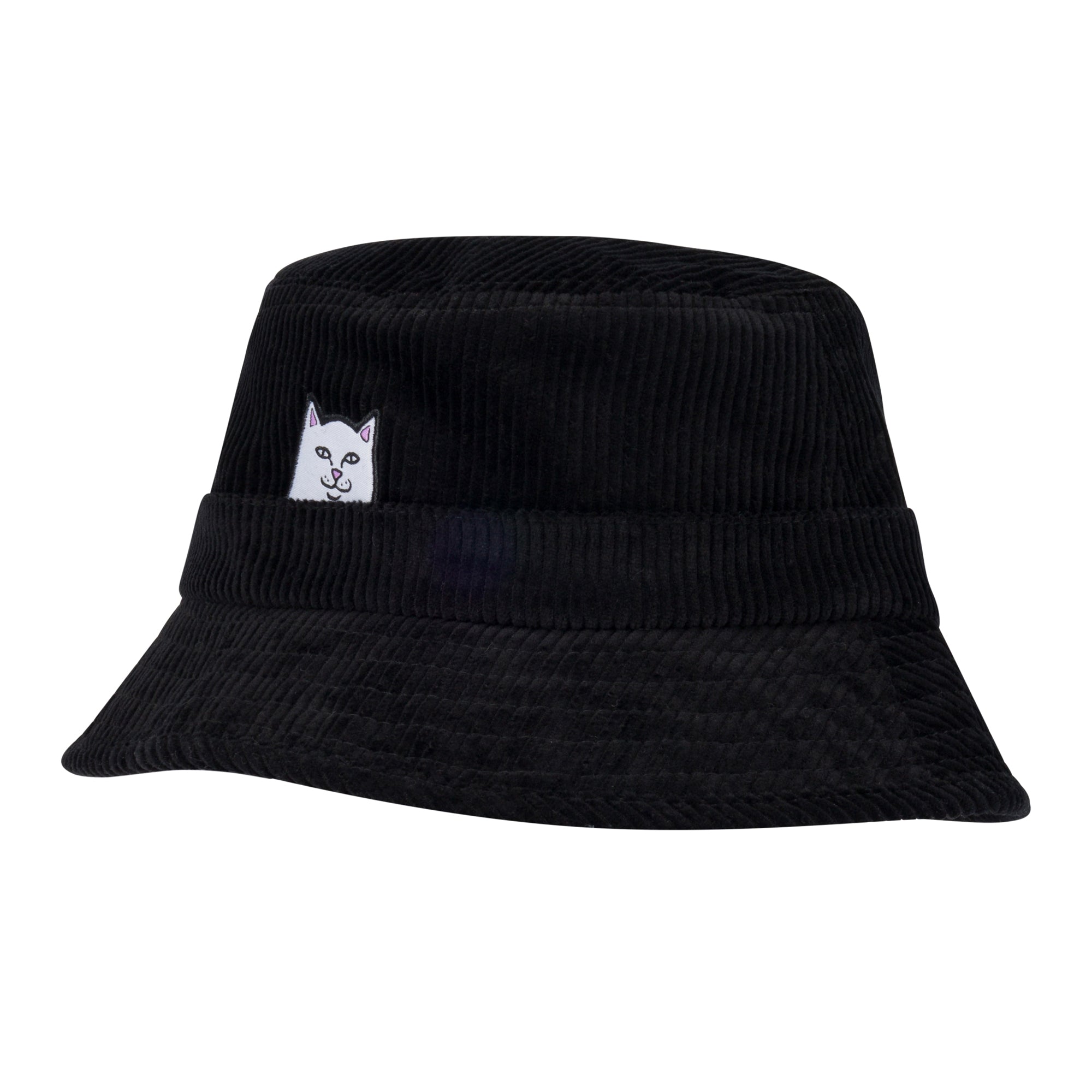 RipNDip Lord Nermal Corduroy Bucket Hat (Black)