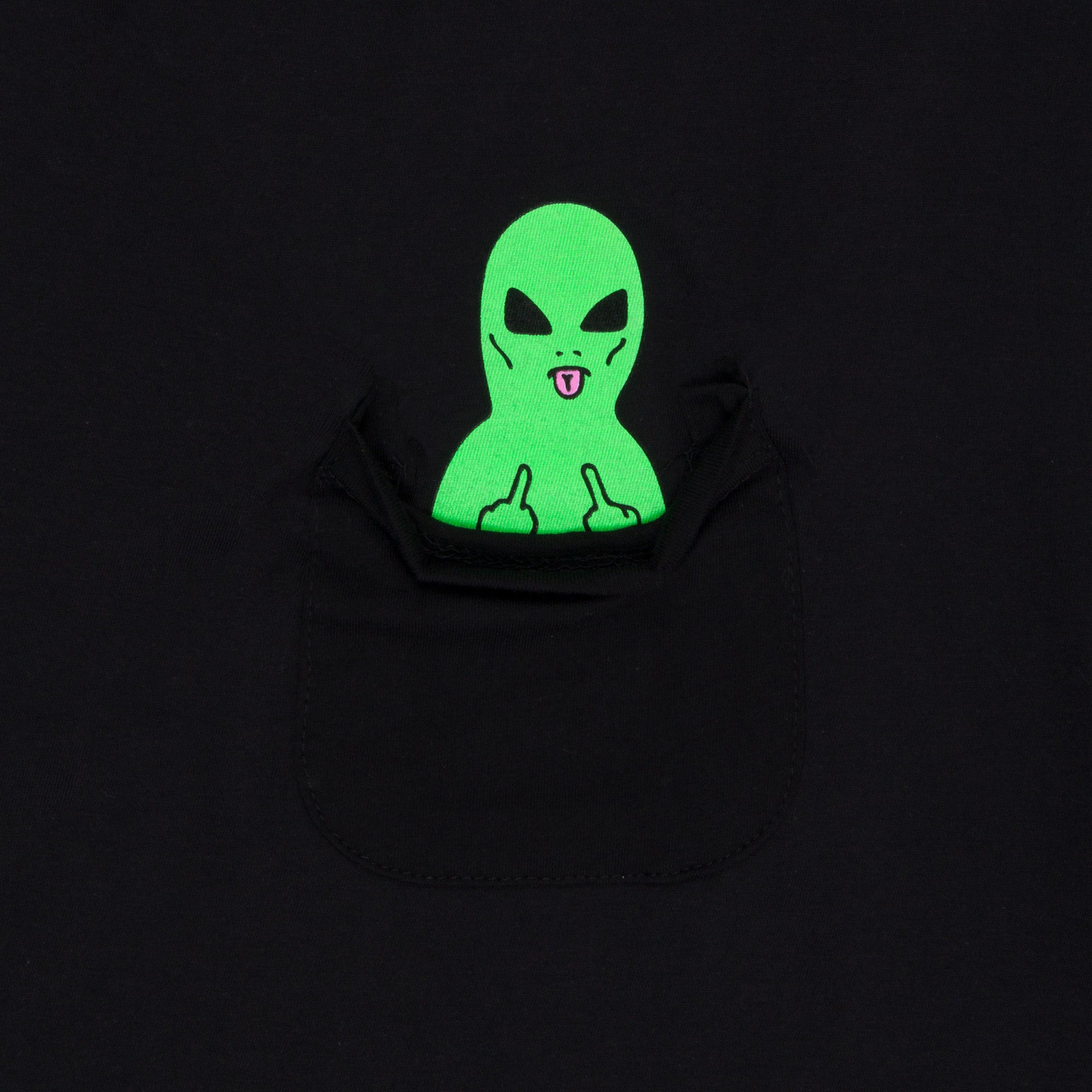 RipNDip Lord Alien Pocket Tee (Black)