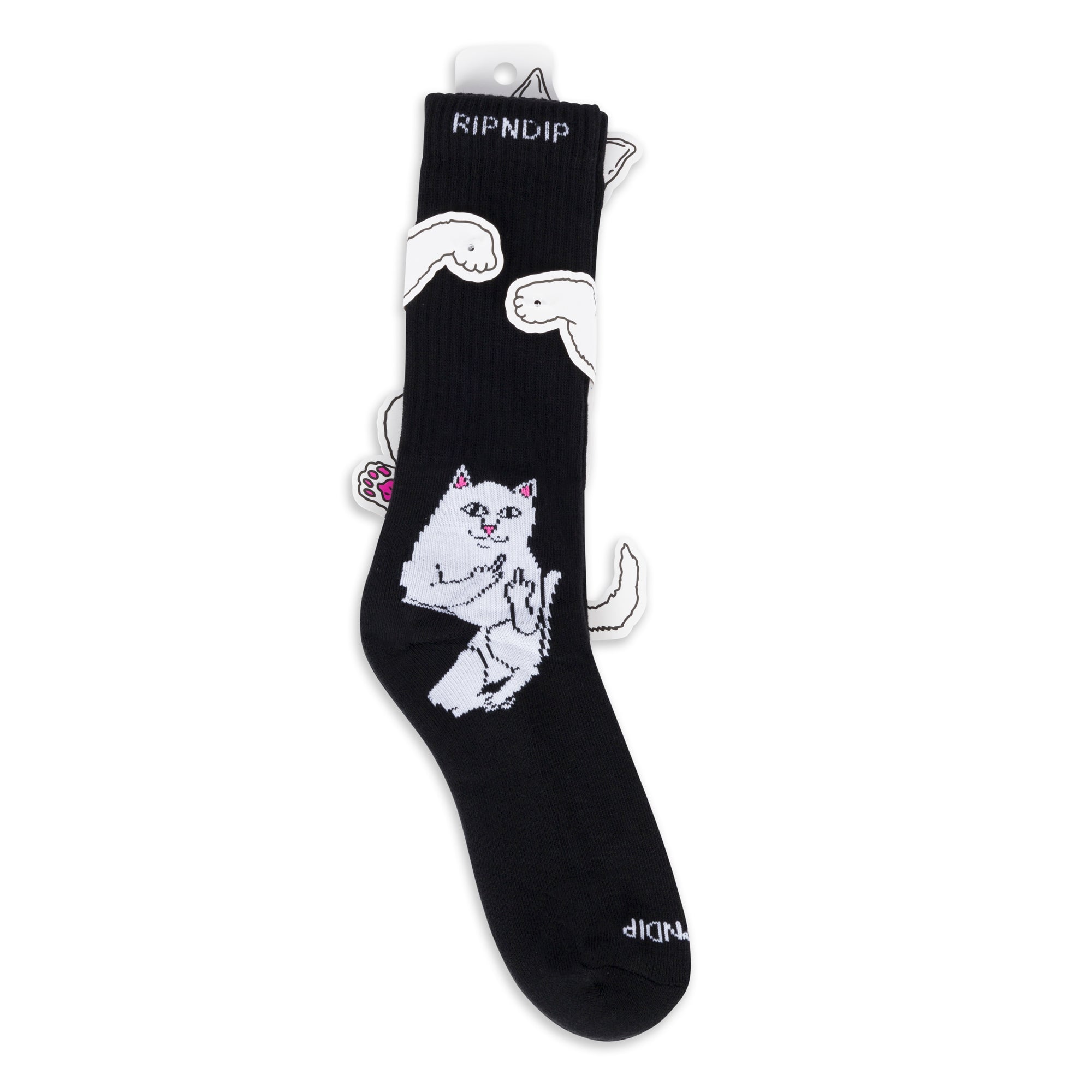 RIPNDIP Lord Nermal Socks (Black Heather)