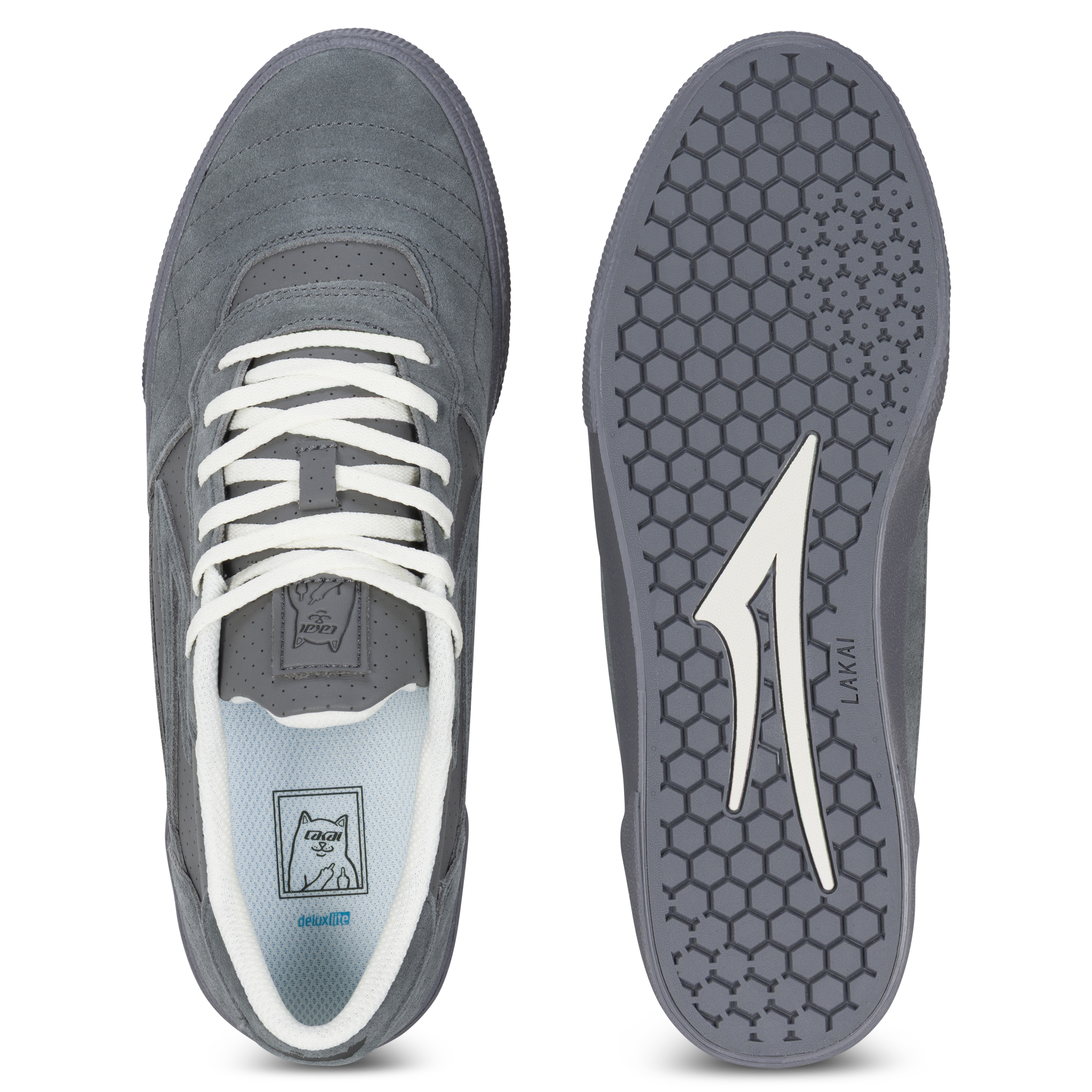RIPNDIP Lakai + Ripndip Cambridge (Grey Suede)
