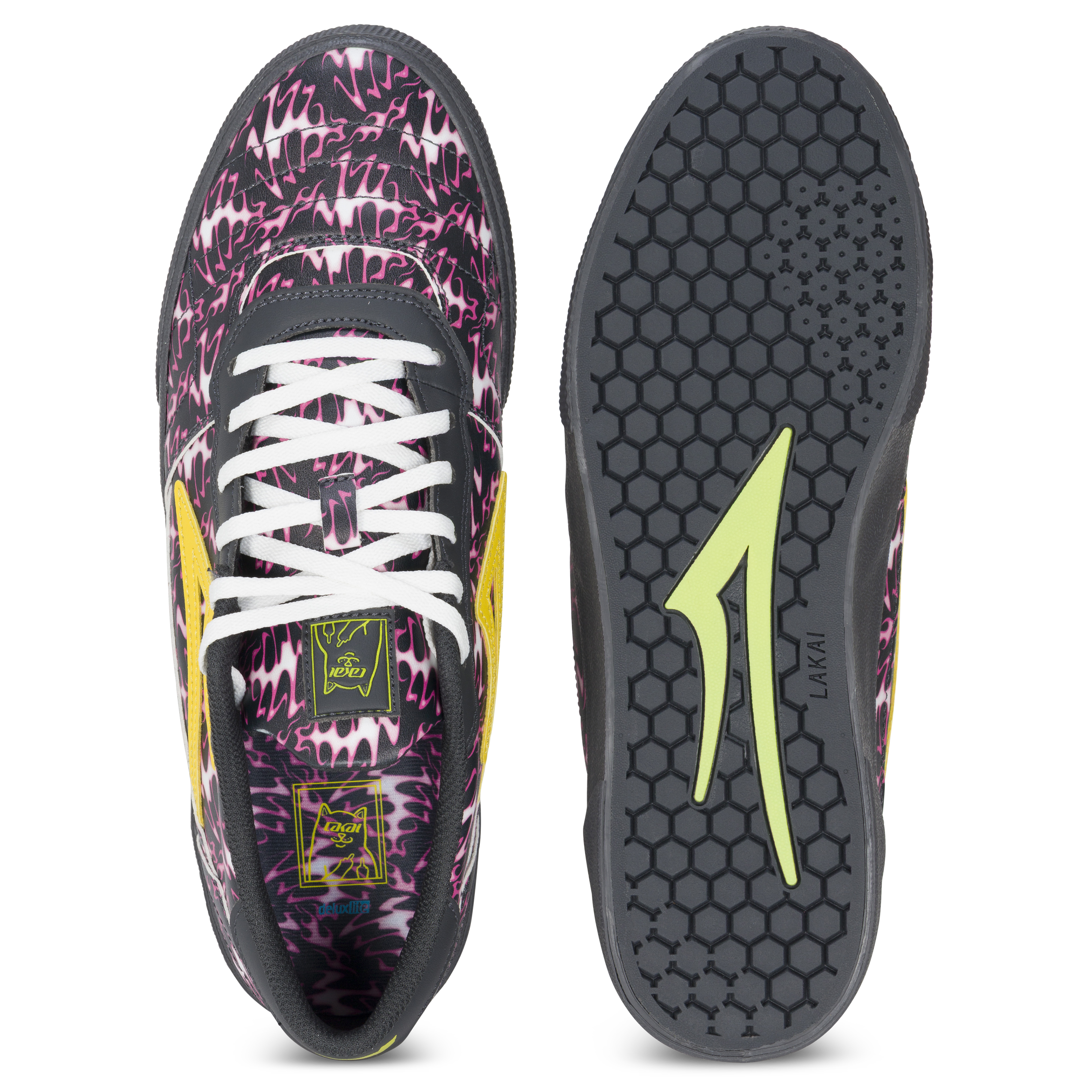 RIPNDIP Lakai + Ripndip Cambridge (Pink Flame)