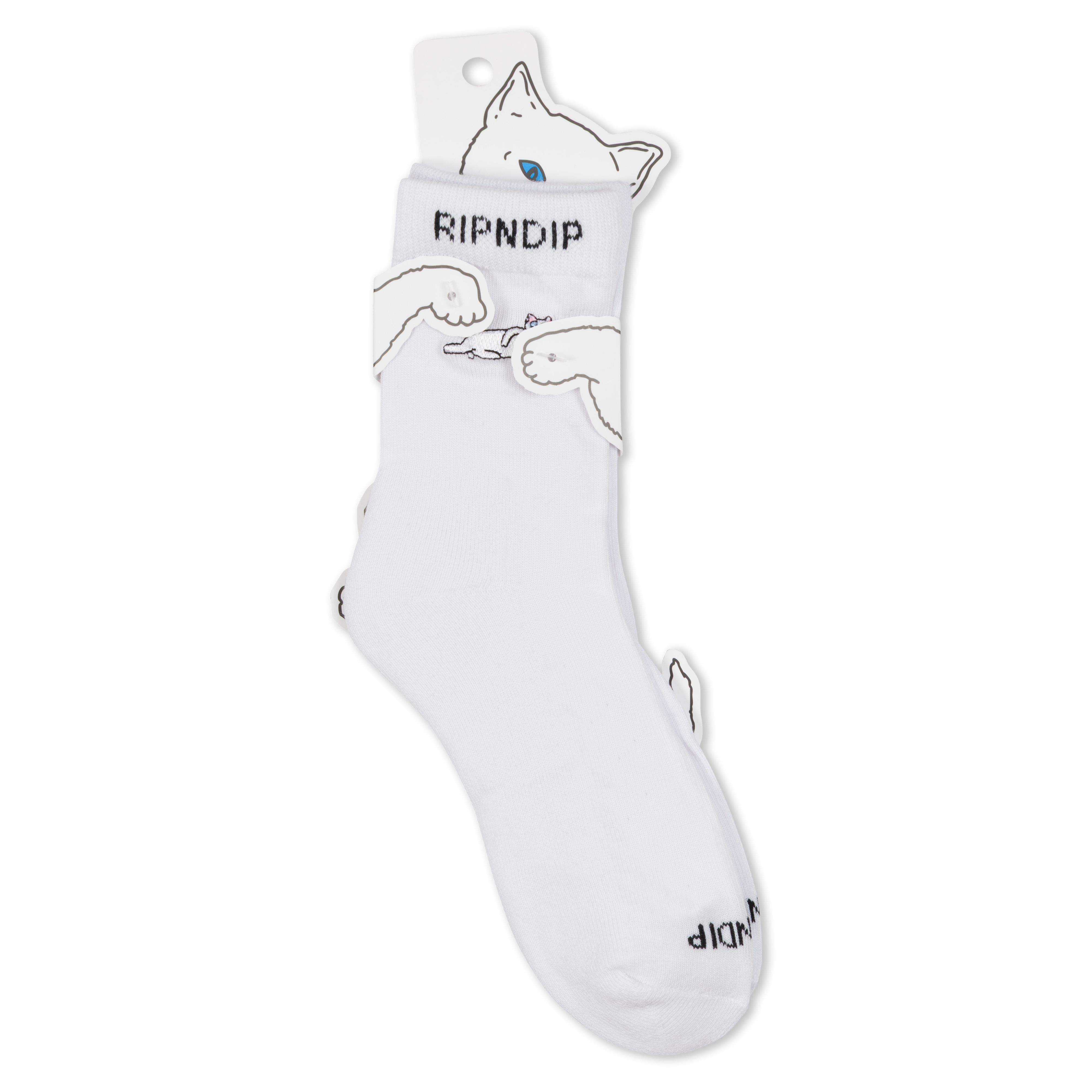 RIPNDIP Castanza Mid Socks (White)