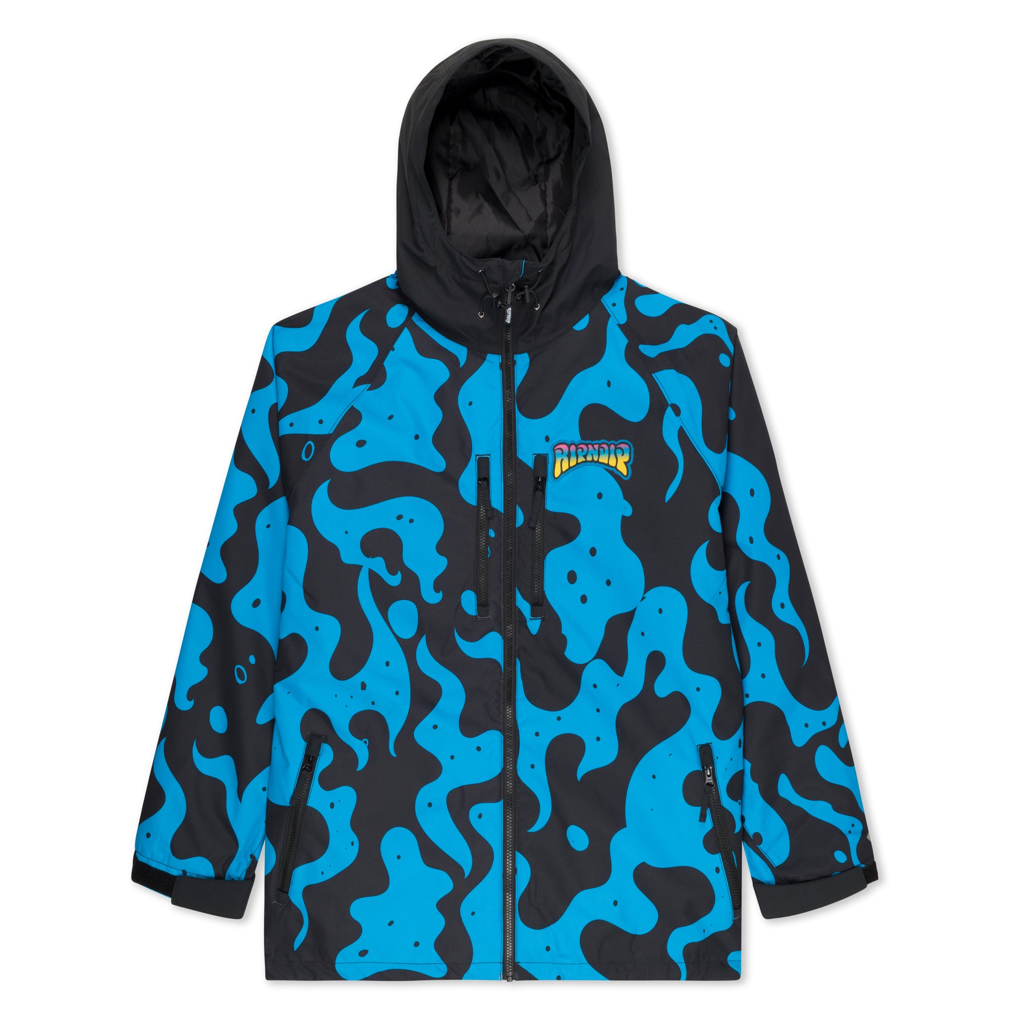 RIPNDIP Psychedelic 2.0 Snowboard Jacket (Black / Blue)