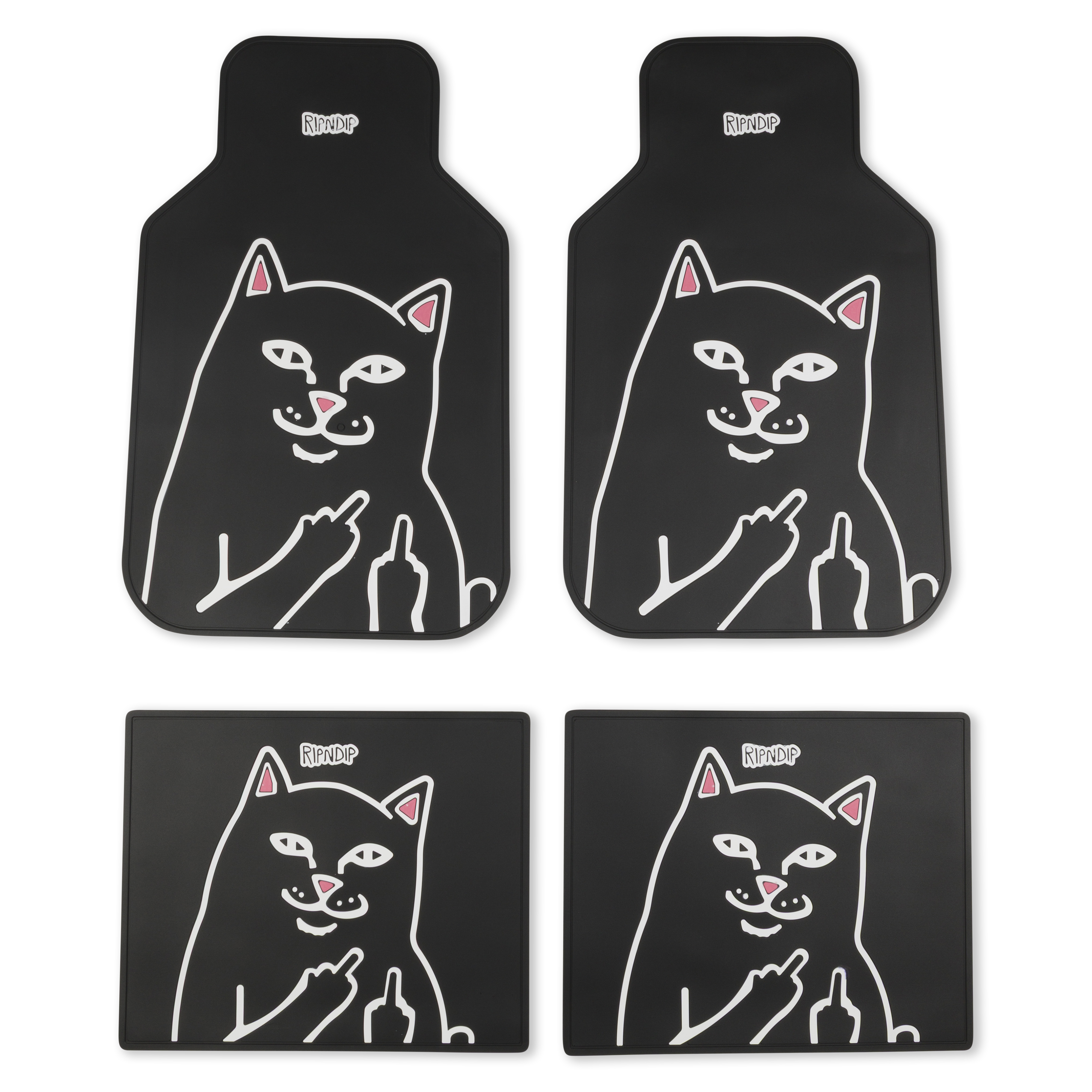 RIPNDIP Lord Jermal Car Floor Mats (Black)