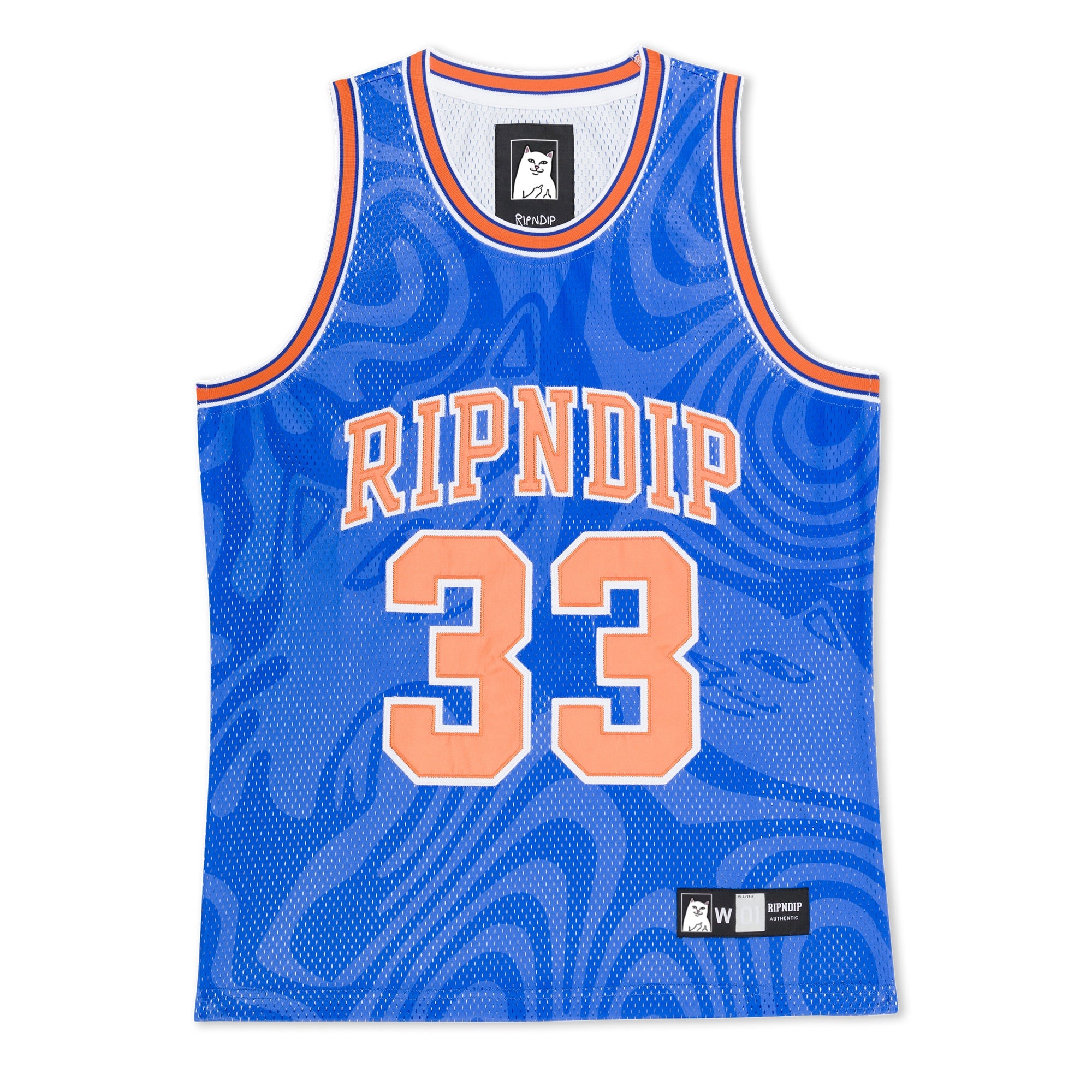 RIPNDIP Ripndip NY Basketball Jersey (Blue)