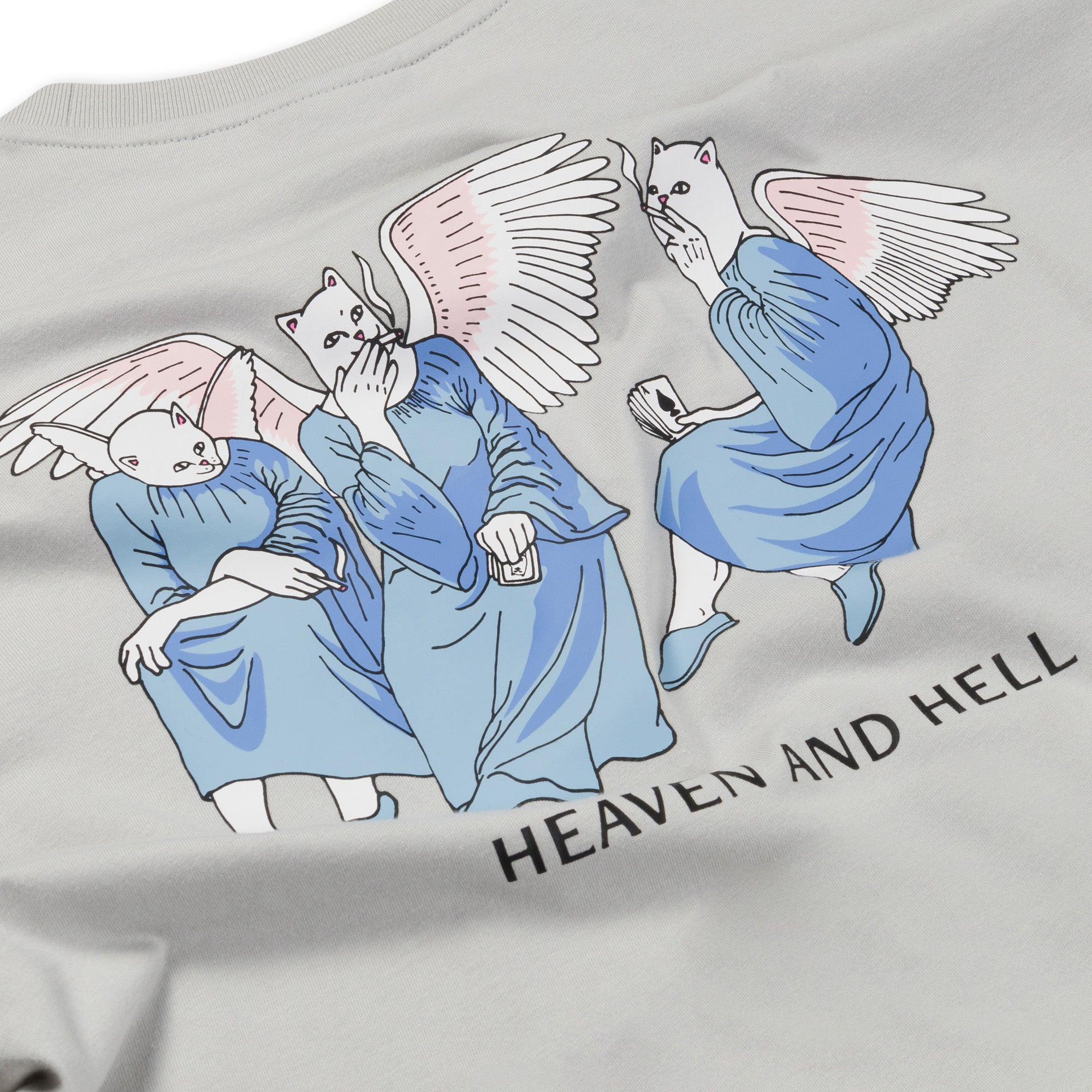 RIPNDIP Heaven and Hell Tee (Grey)