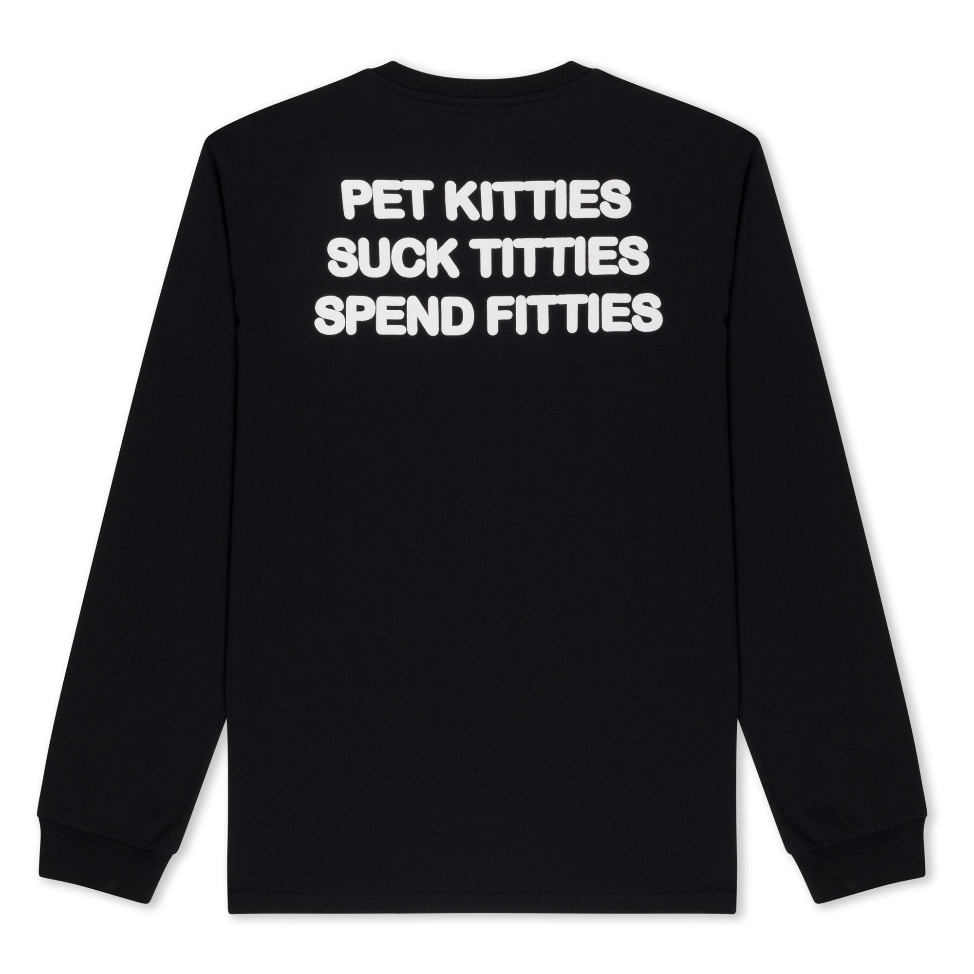 RIPNDIP Pet Kitties Long Sleeve (Black)