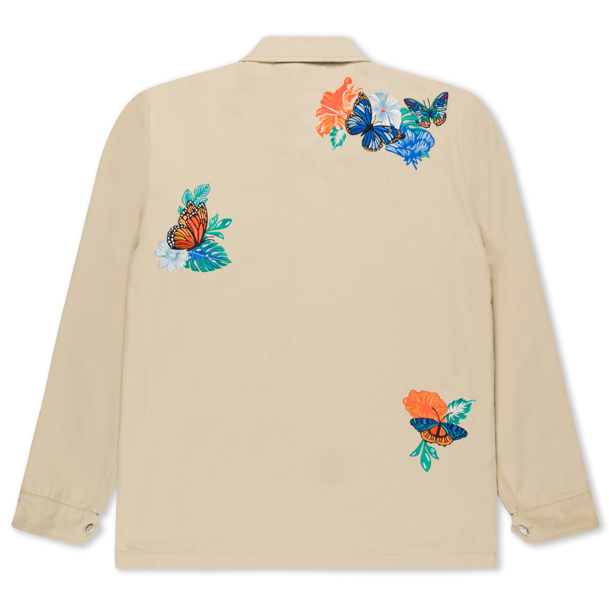 RIPNDIP Los Ripndip Canvas Button Down Jacket (Khaki)