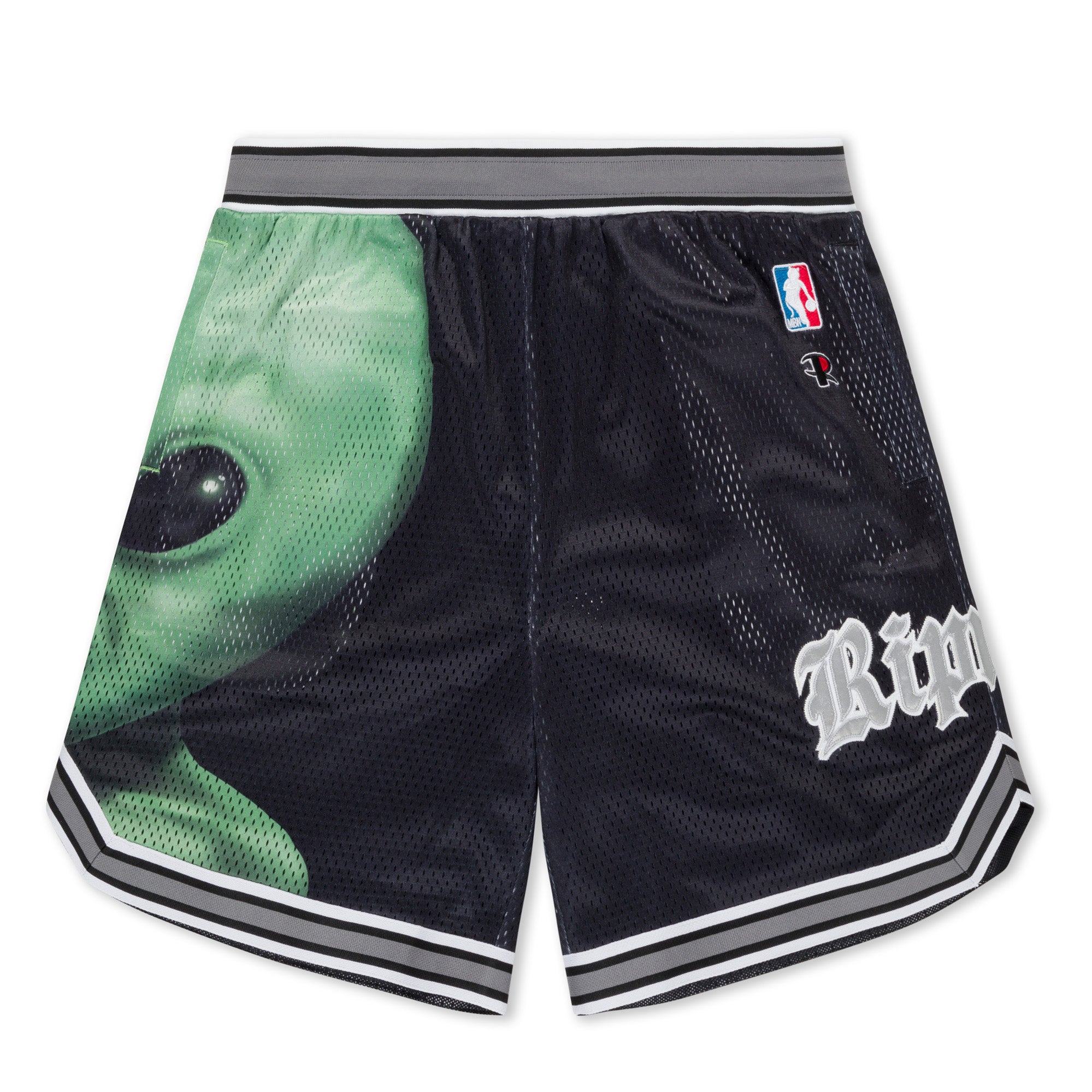 RIPNDIP We Come In Peace Basketball Shorts (Black)