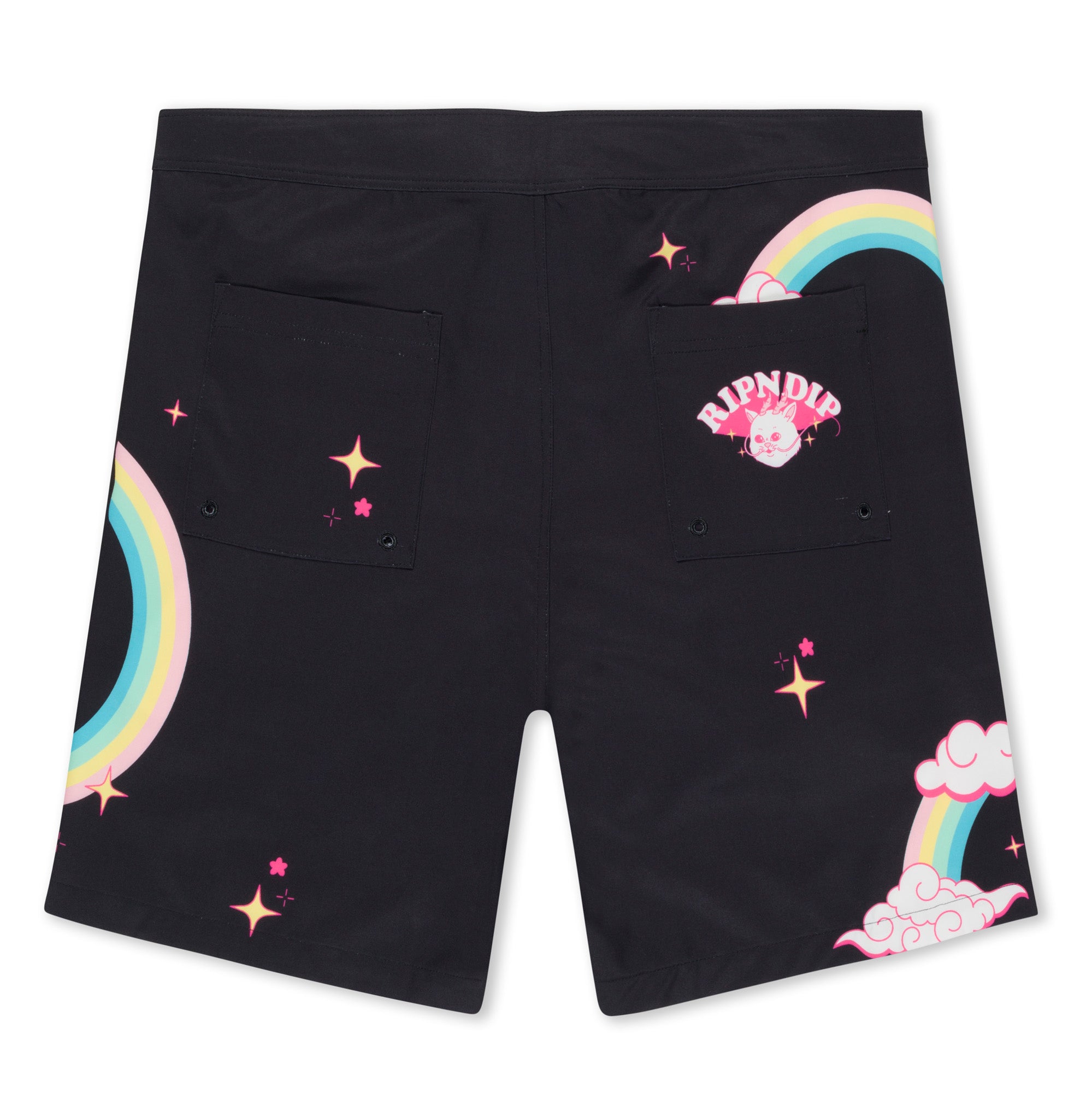 RIPNDIP Fantasy Nerm Swim Shorts (Black)