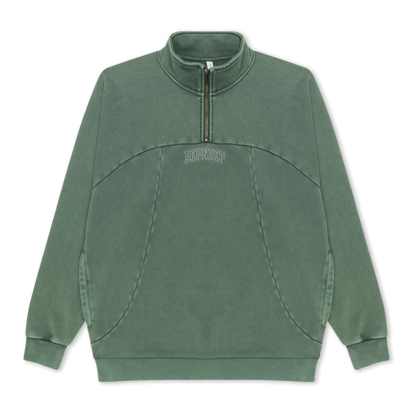 【RIPNDIP】Night Quarter Zip Sweatshirt Night Quarter Zip Sweatshirt (Black) – RIPNDIP