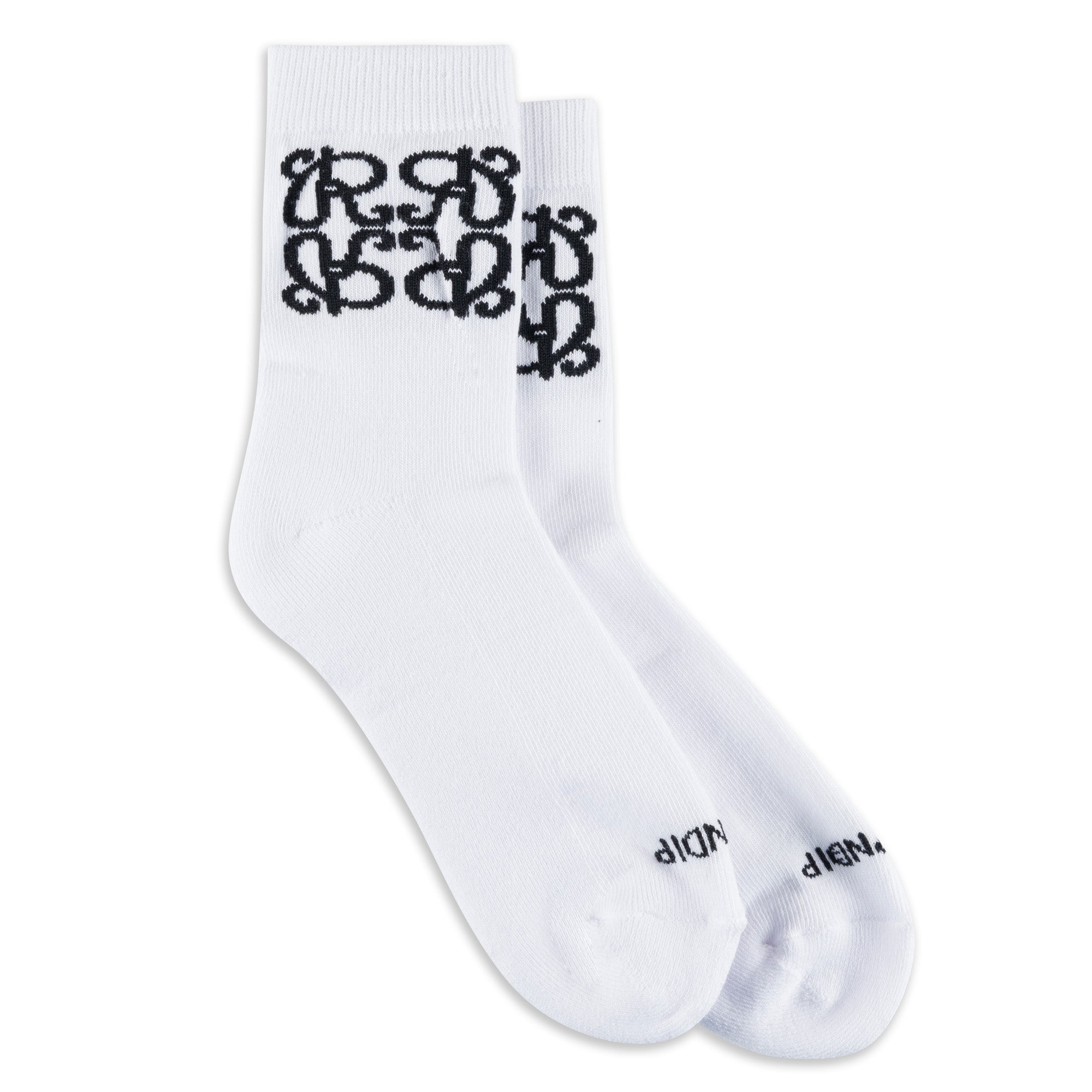 RIPNDIP Ranagram Mid Socks (White)