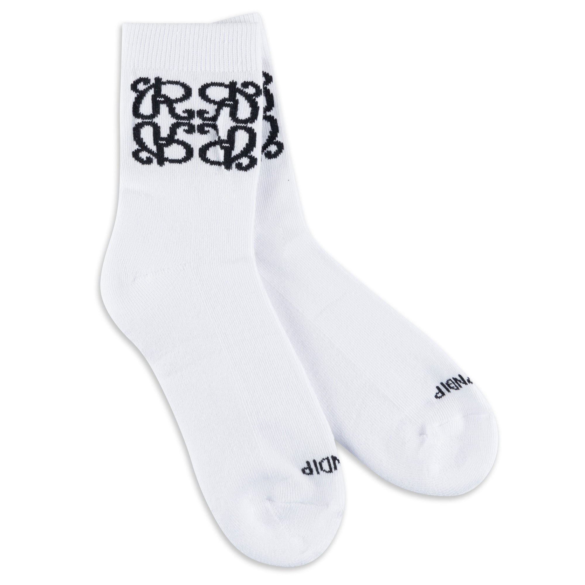RIPNDIP Ranagram Mid Socks (White)