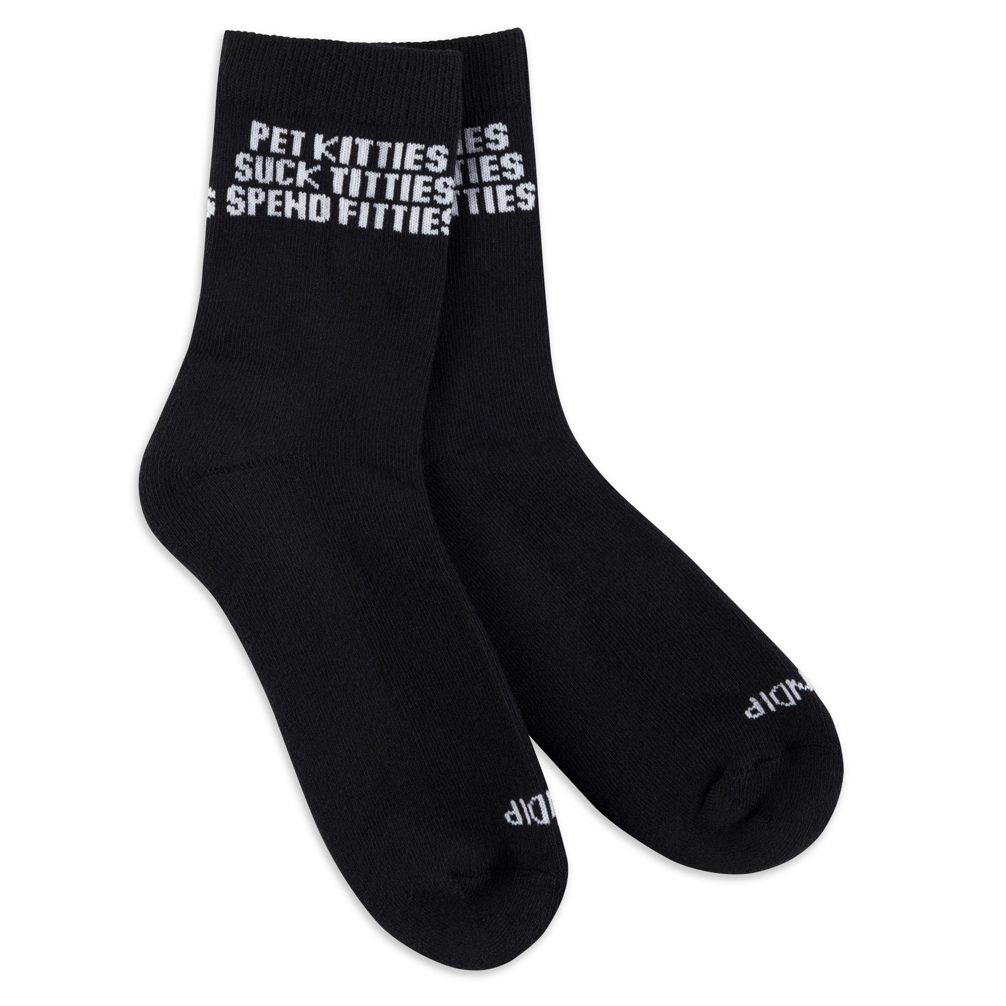 RIPNDIP Pet Kitties Mid Socks (Black)