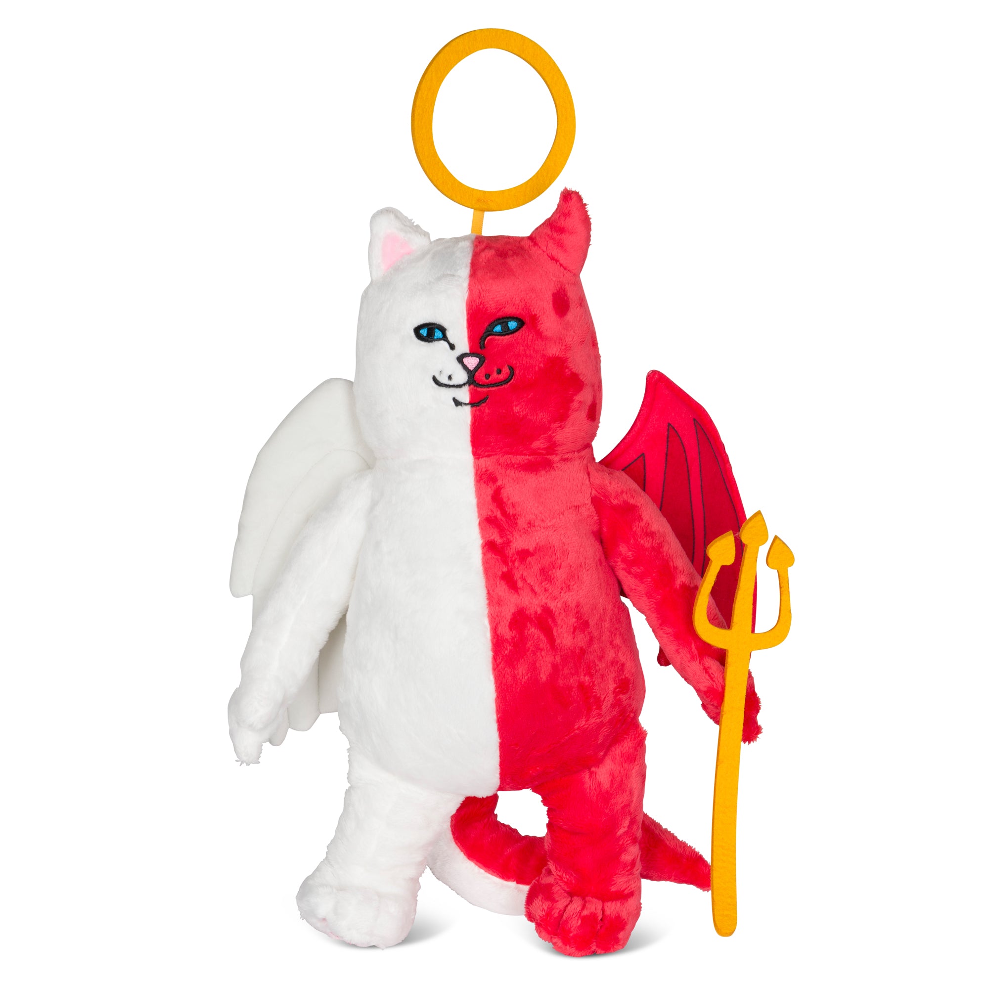 RIPNDIP Heaven And Hell Plush Toy (White/Red)