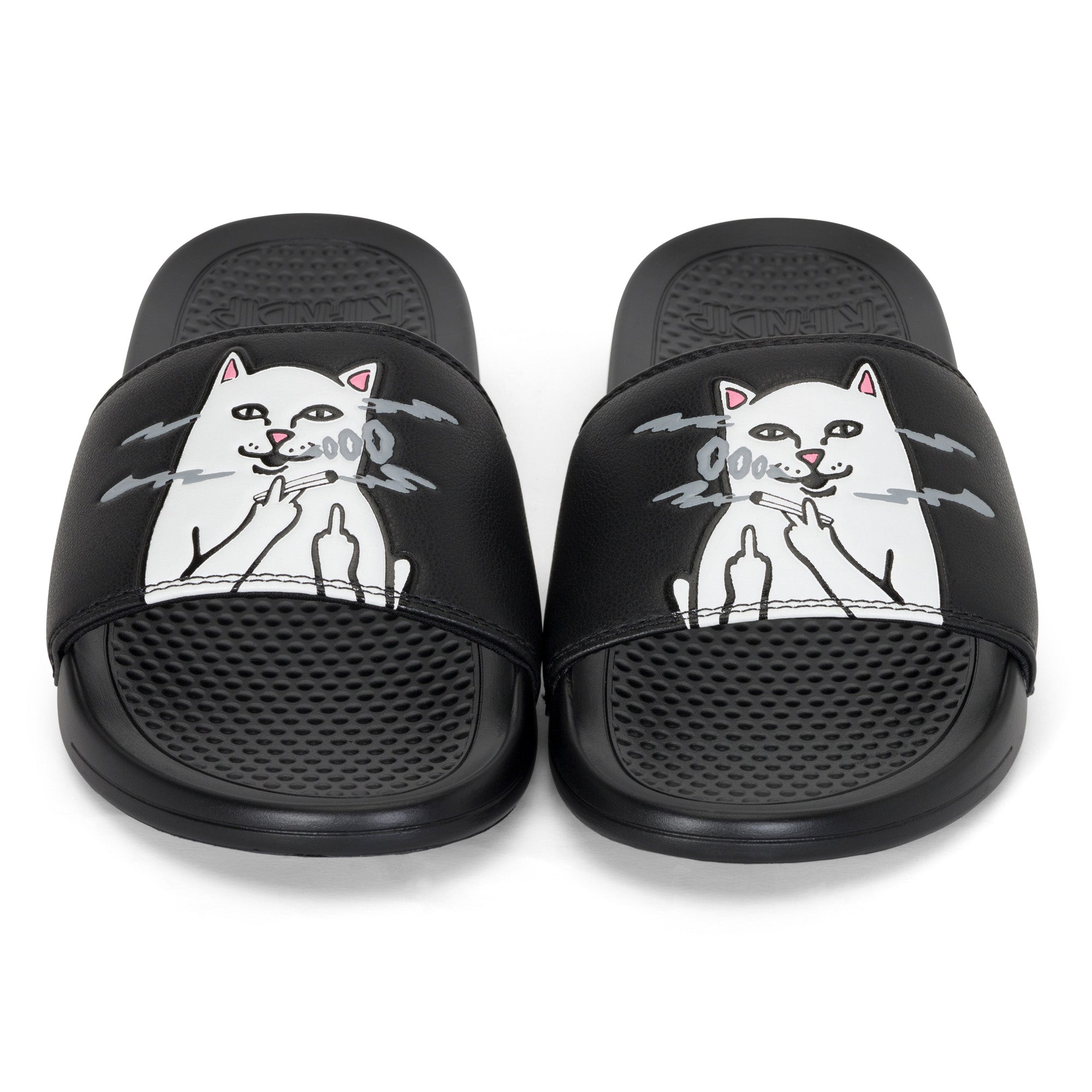 RIPNDIP Lord Smokey Slides (Black)