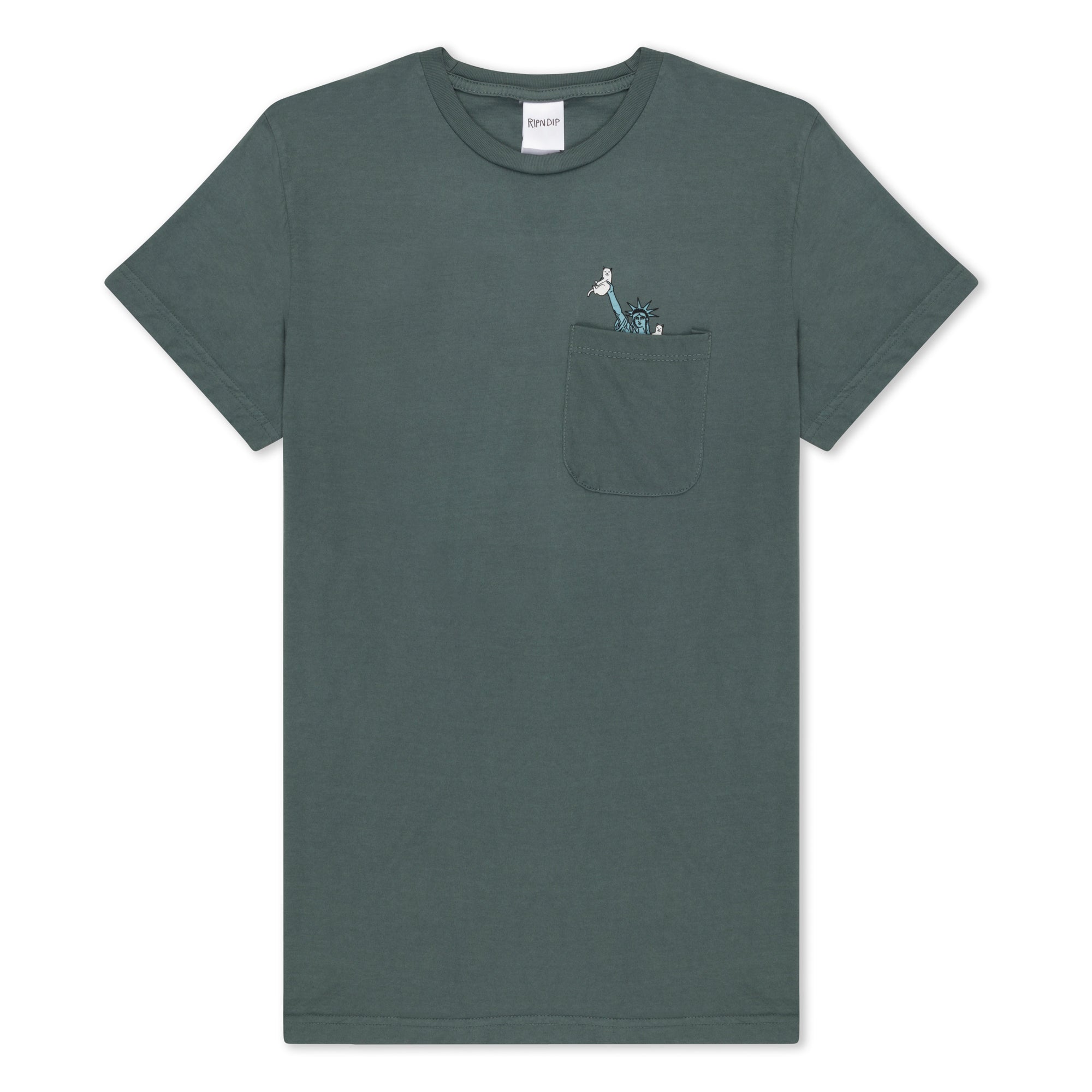 RIPNDIP Liberty Pocket Tee (Charcoal)