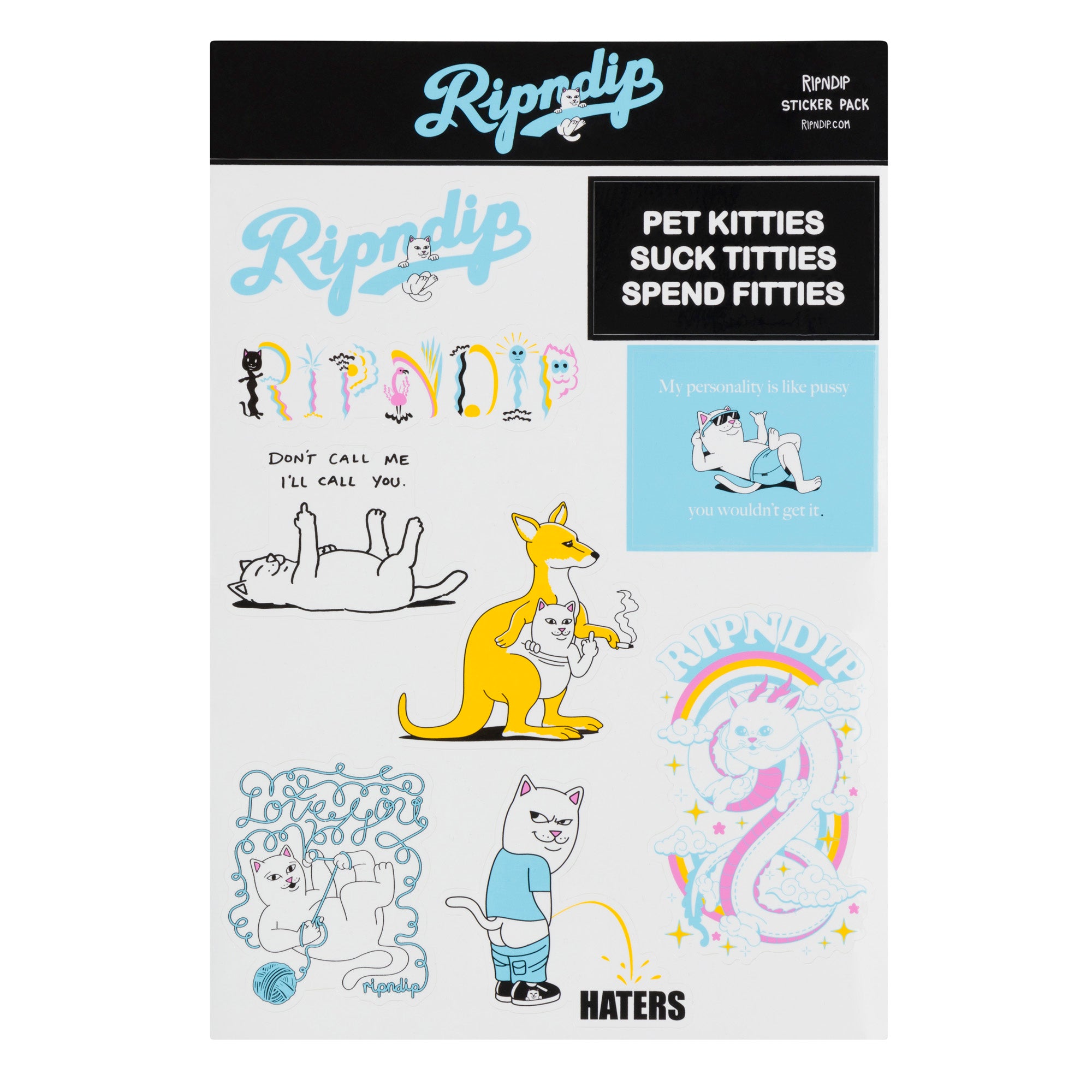 RIPNDIP Los Ripndip Sticker Sheet (Multi)