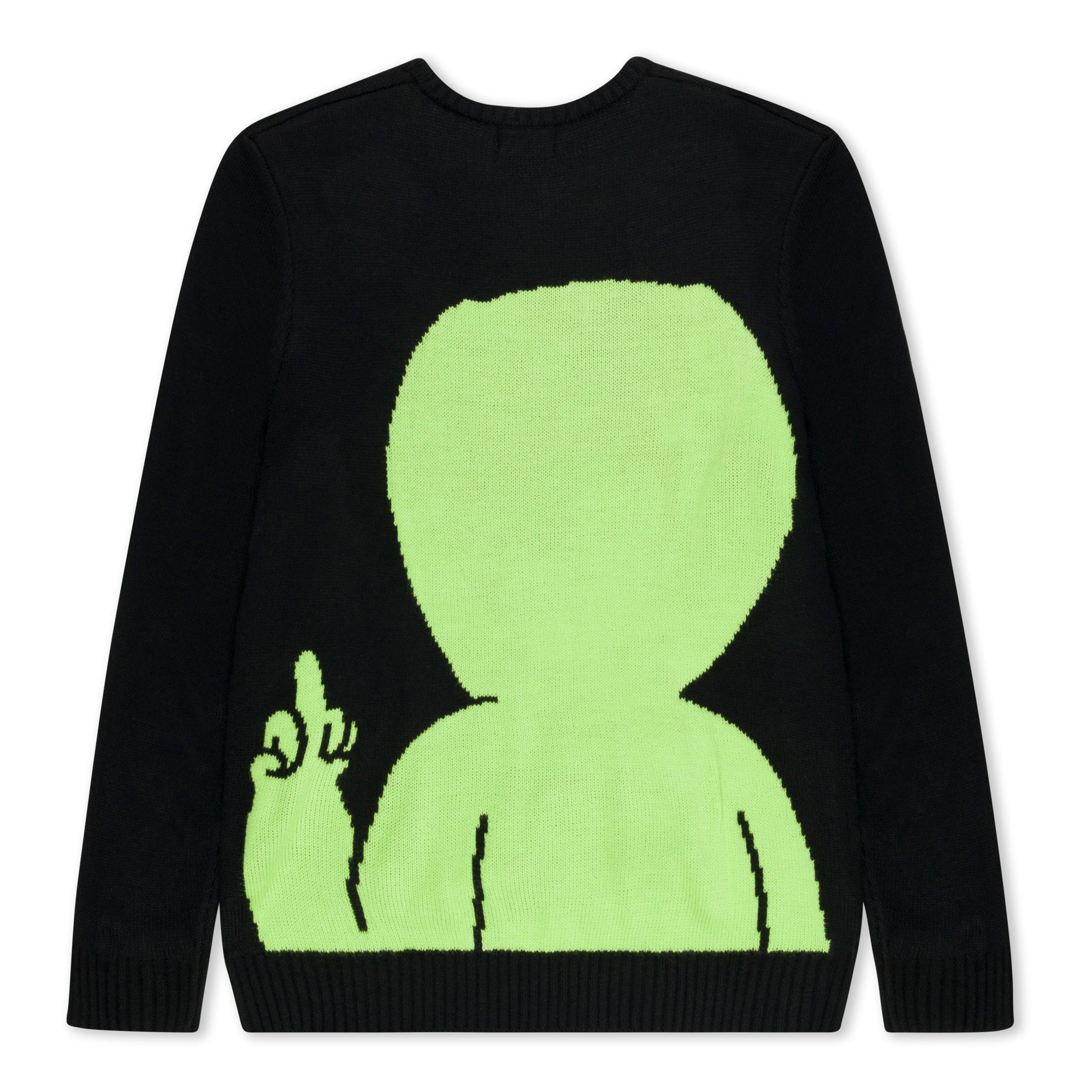 RIPNDIP Lord Alien Flippy Knitty Sweater (Black)