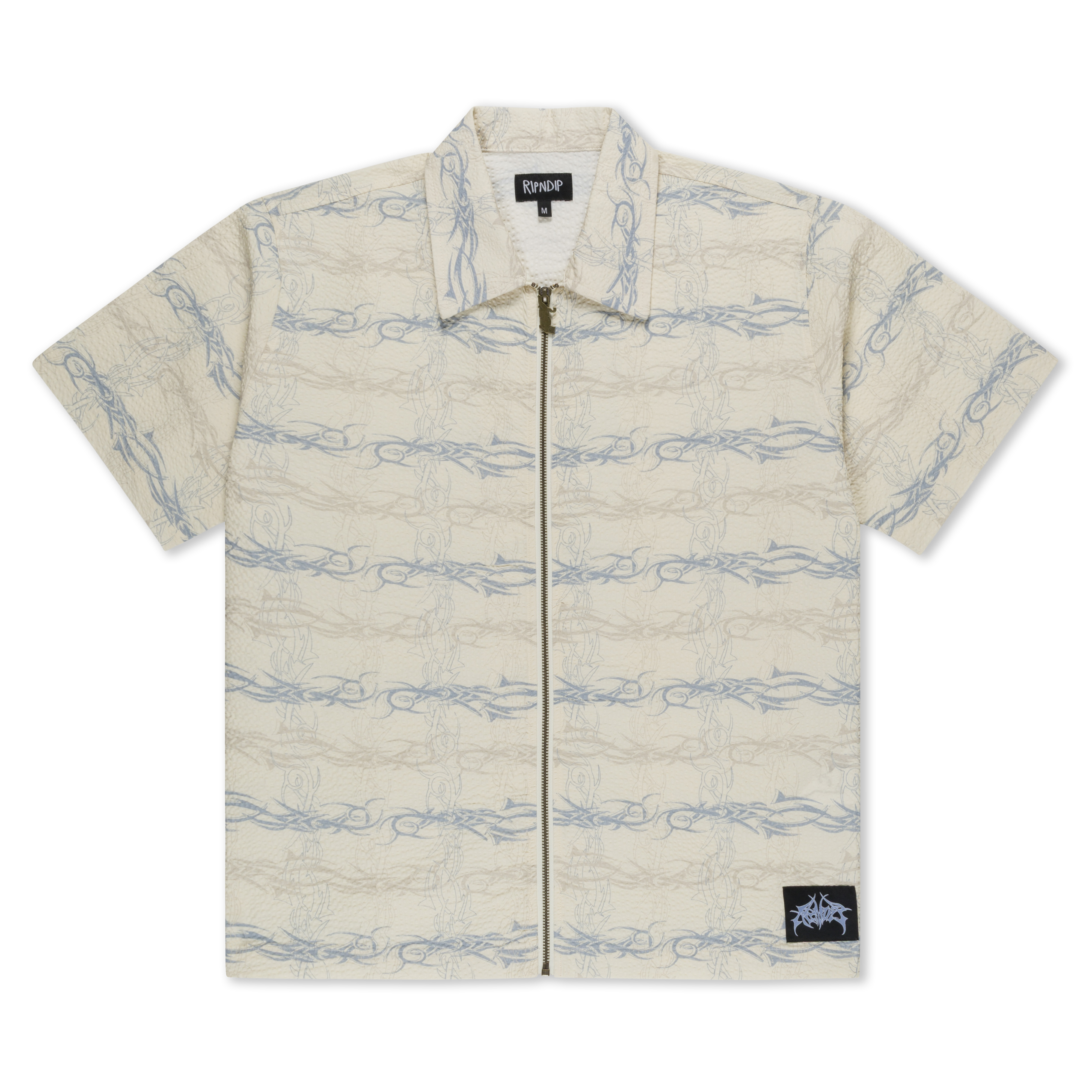 RIPNDIP Crosswired ZipUp (White)